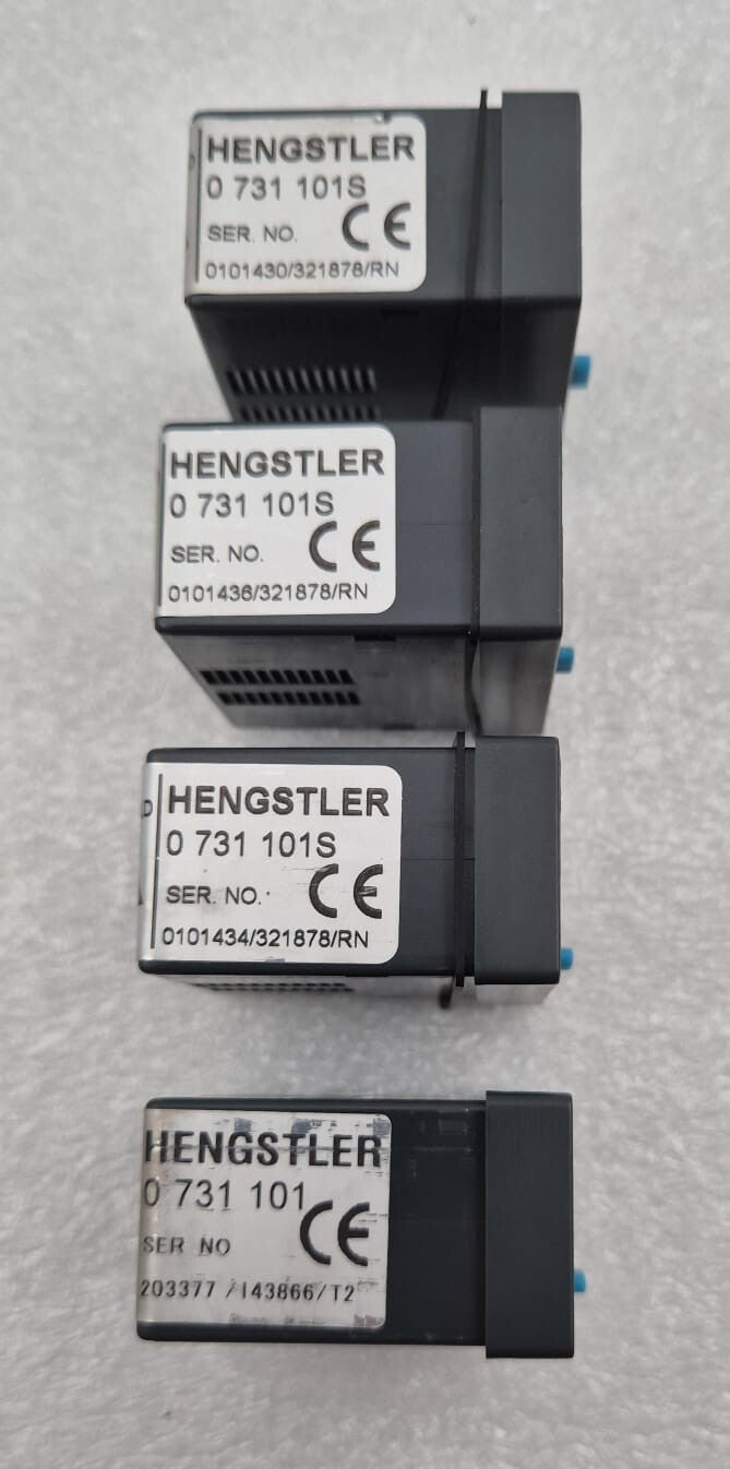 [LOT 4 PCS] HENGSTLER Tico 731 Counter Pulse Tachometer 0731101S / 0731101