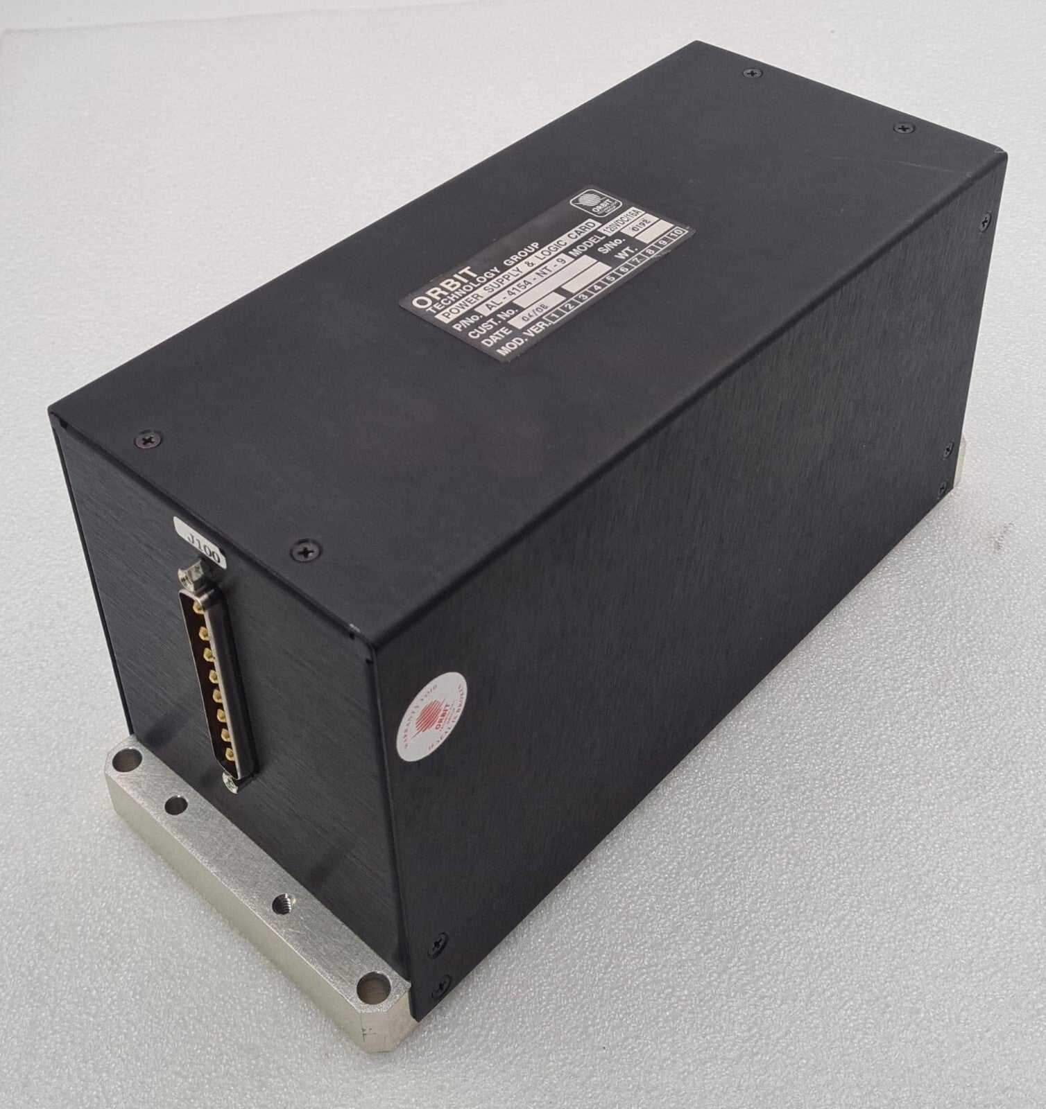ORBIT POWER SUPPLY & LOGIC CARD AL-4154-NT-9 120VDC/16A