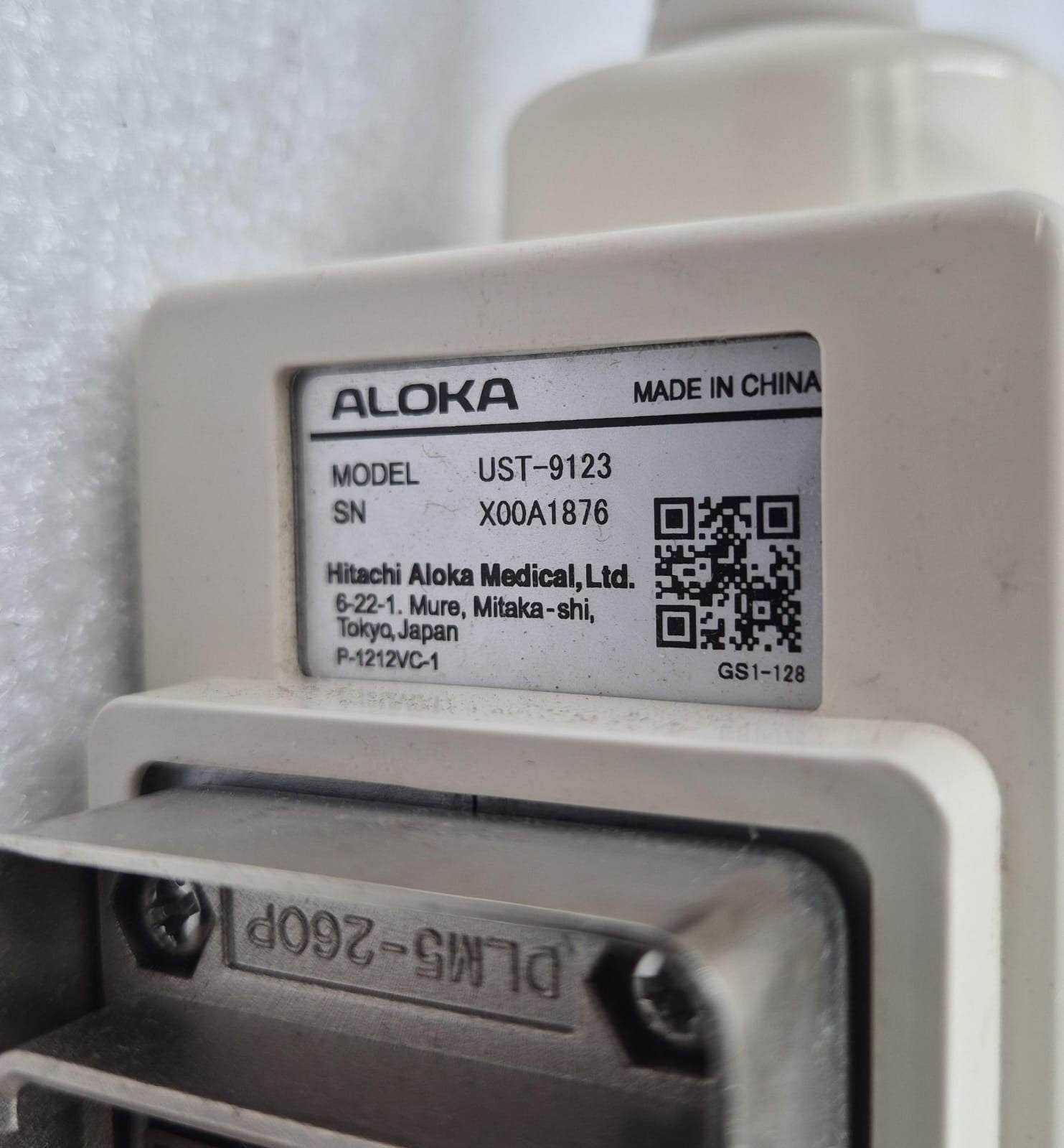 Aloka UST-9123 40768000 Multi Frequency Convex Array Ultrasound Transducer Probe