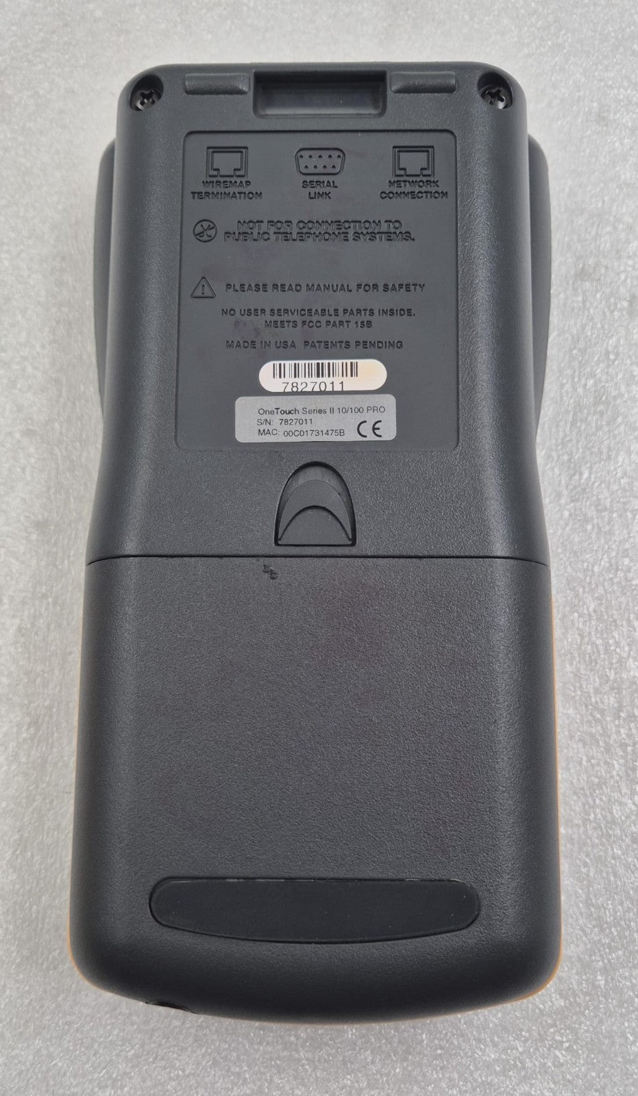 Fluke OneTouch Series II 2 Network Assistant **FOR PARTS**