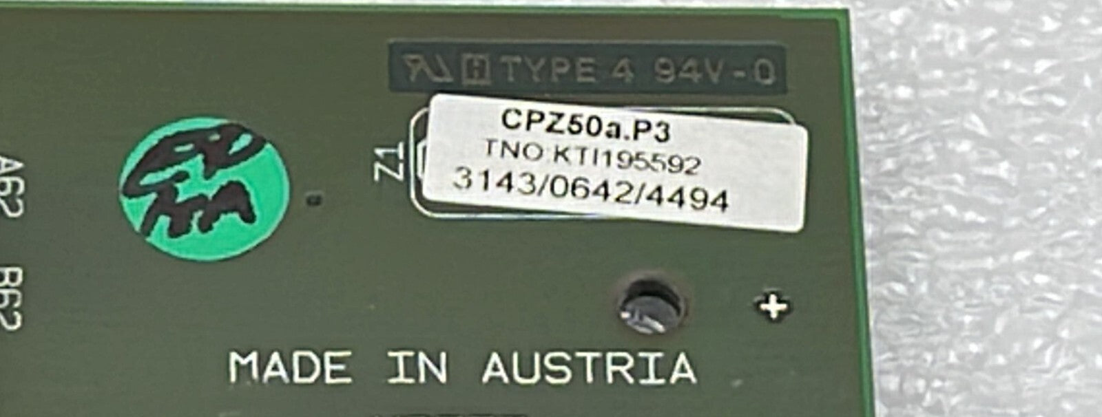 GE Voluson 730 Expert Ultrasound CPZ50a.P3 Cover CPZ Board