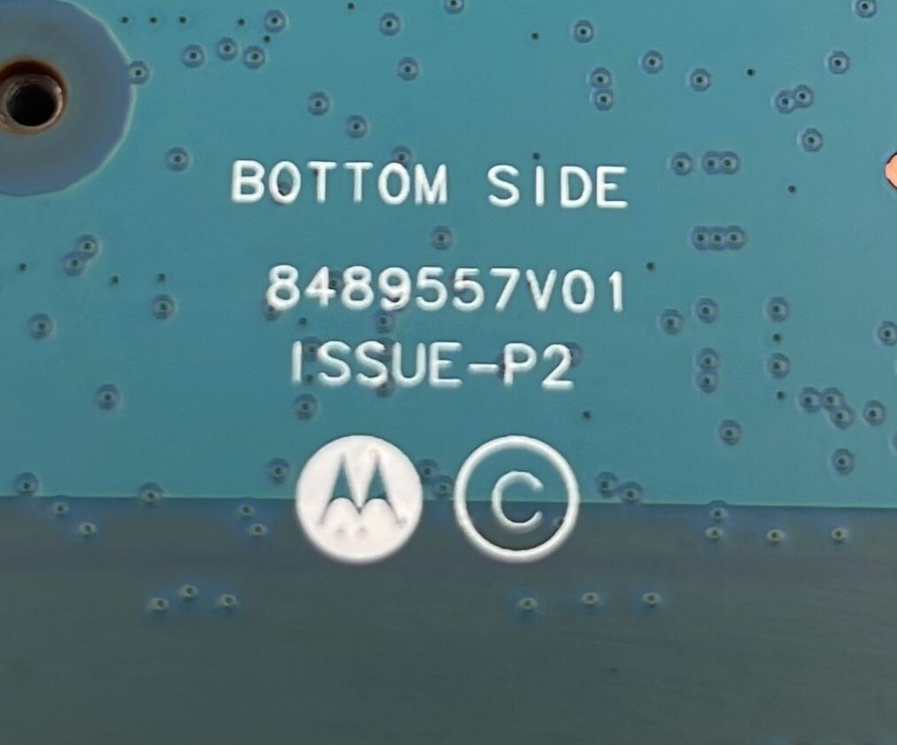 MOTOROLA FCN5666A 8489043V01 MIX I/O FLN3572A W/ Board FPN5976A