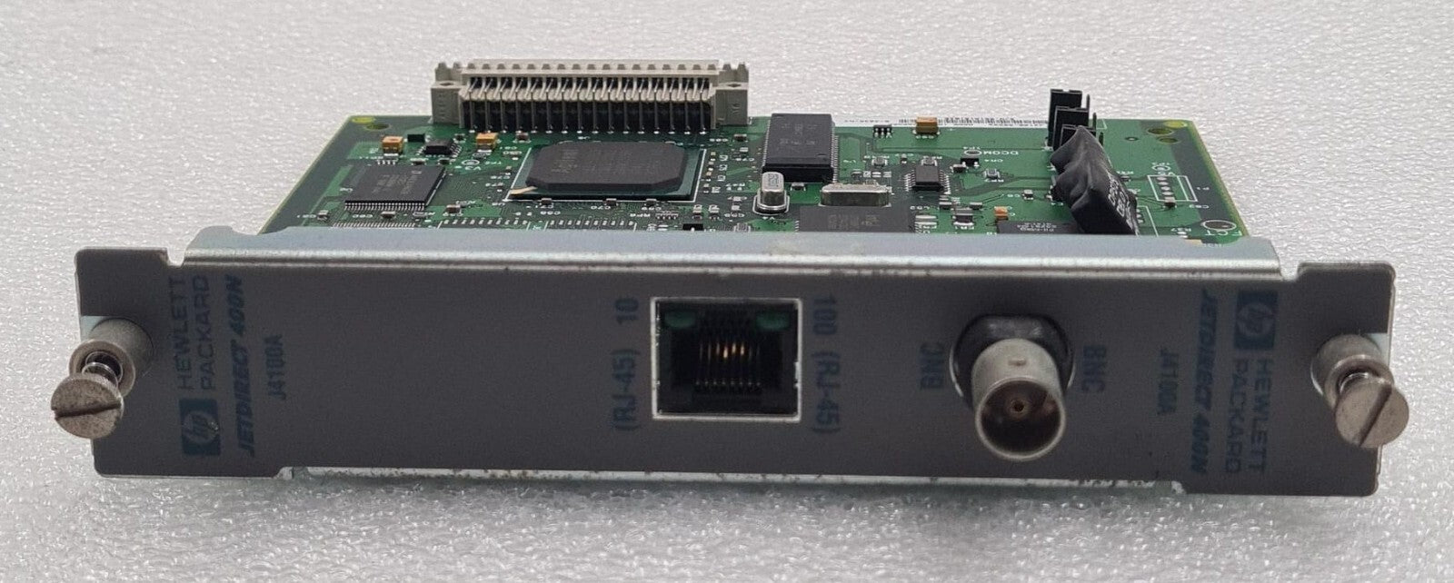 HP JetDirect 400N J4100A 10/100 Network Card RJ-45 BNC 5183-3804 HPLC