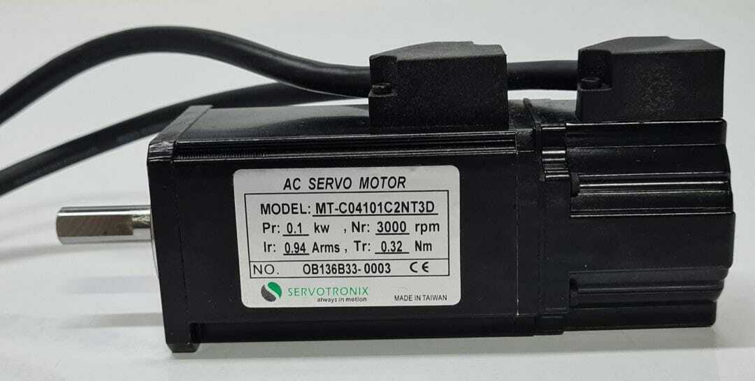 SERVOTRONIX AC SERVOMOTOR MT-C04101C2NT3D Servo Motor 0.1kw 0.32Nm