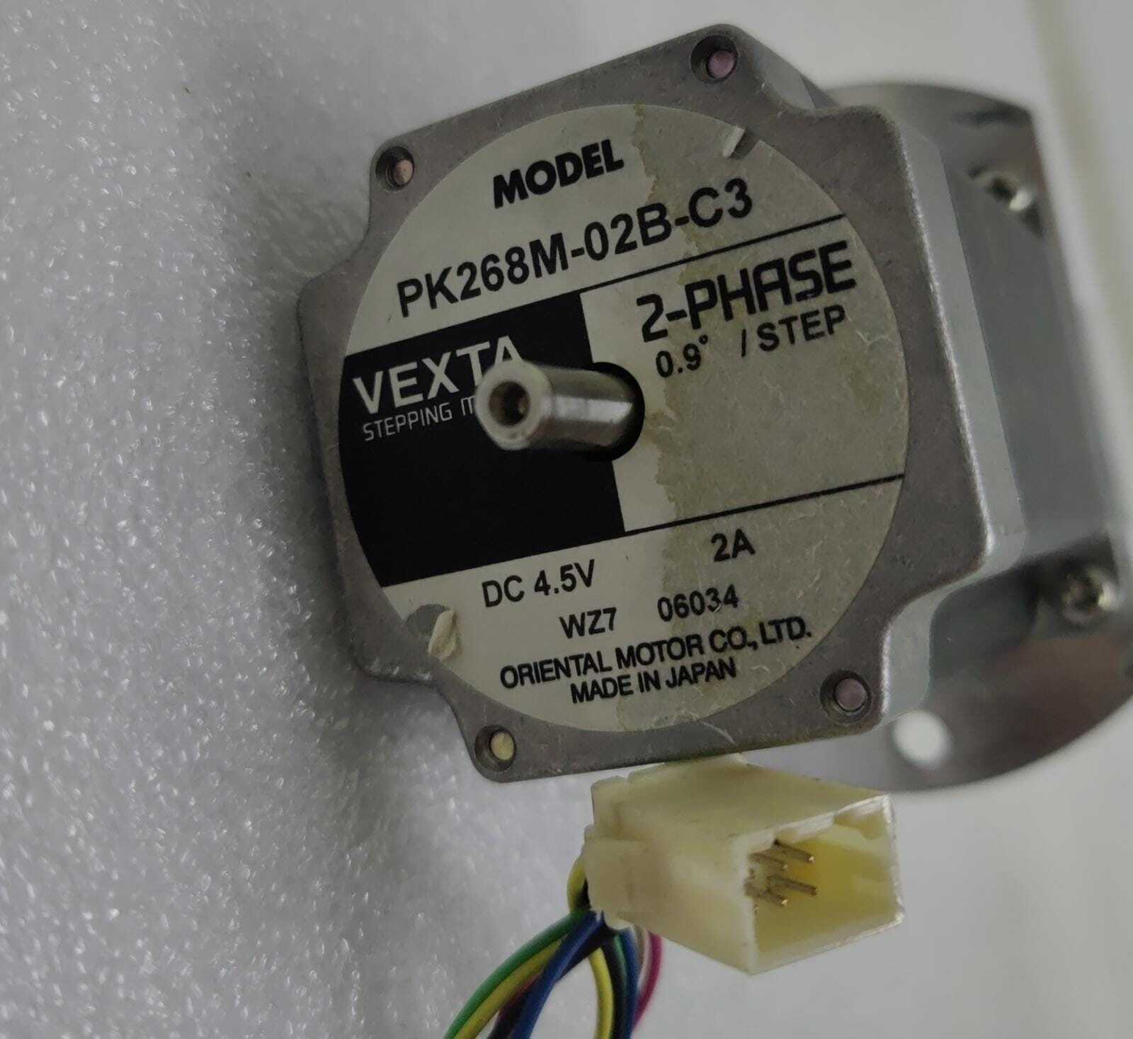 VEXTA ORIENTAL Stepping Motor Model PK268M-02B-C3 2-Phase 0.9/Step 4.5V DC 2A