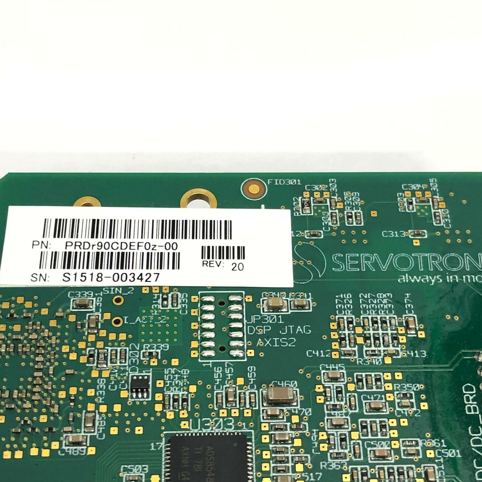 Servotronix Dual Control Board PRDr90CDEF0z-00 Rev 20 PCB-R90CDEF0-00