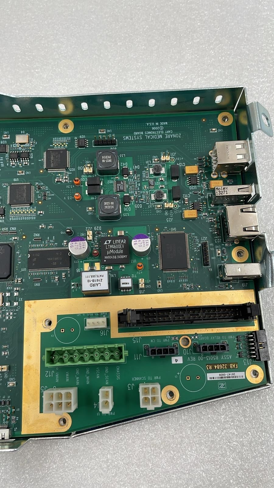 ZONARE Z.ONE SMART CART Ultrasound 85013-00 Rev 4 Main Assembly ASSY