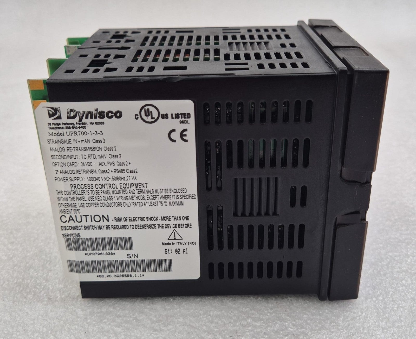 Dynisco UPR 800 / UPR700-1-3-3 Process Indicator Panel - FOR PARTS