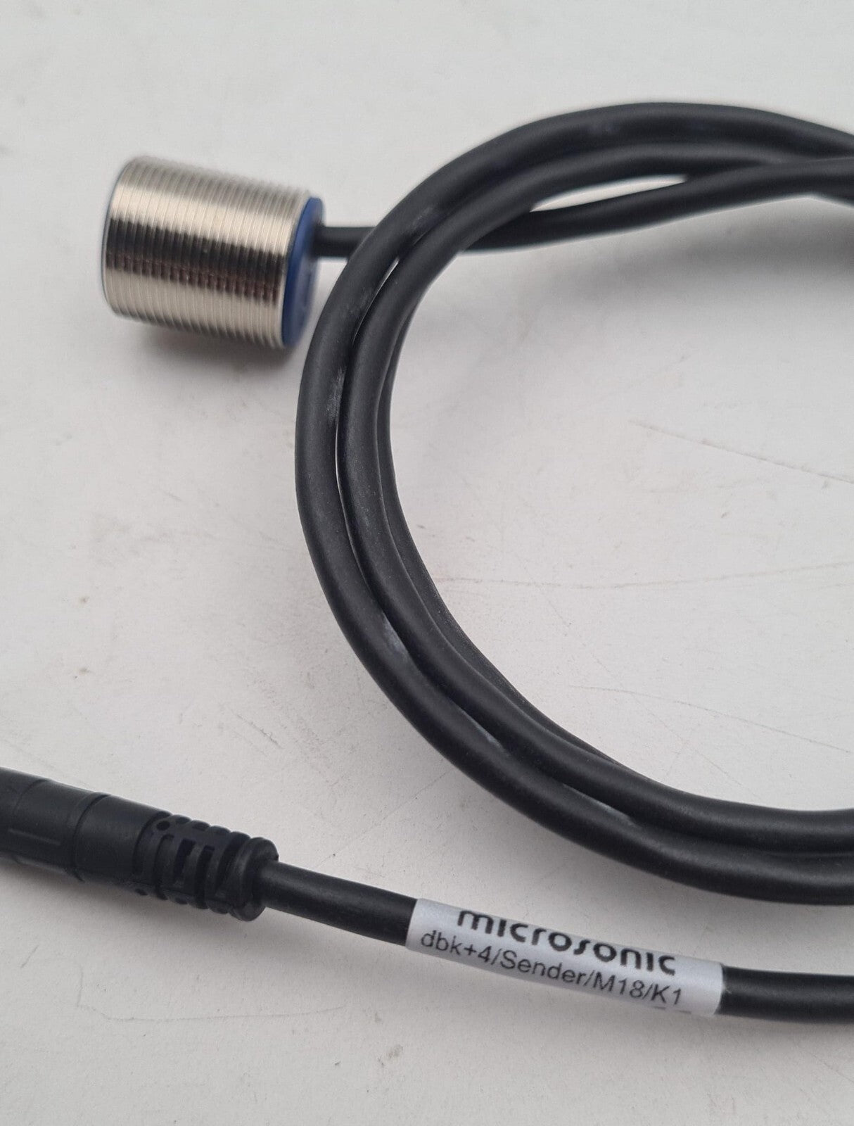 NEW- MICROSONIC dbk+4/Sender/M18/K1 1790931 Ultrasonic Sensor
