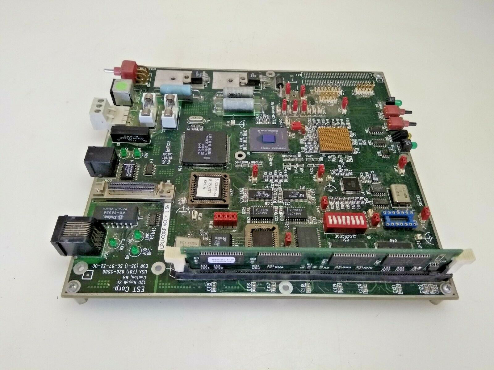 Est Corporation Sbc6xx Evaluation Board Intel Dc1096b 21143 Pd Xpc106arx66cg