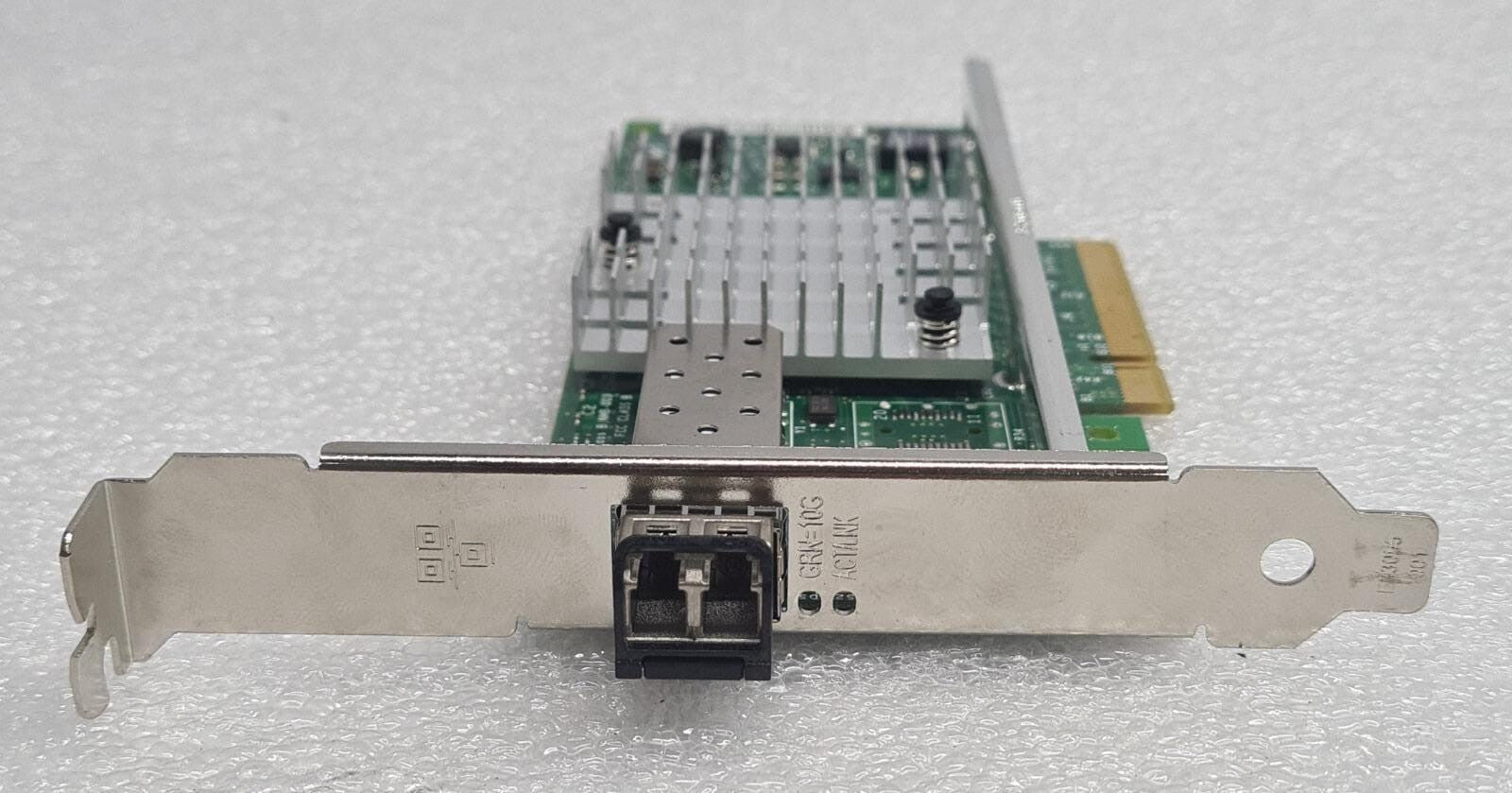 INTEL X520-SR1 10G 1 Port PCI-E E10G41BFSRBLK ETH NTWK ADPTR W/ 455885-001 SFP