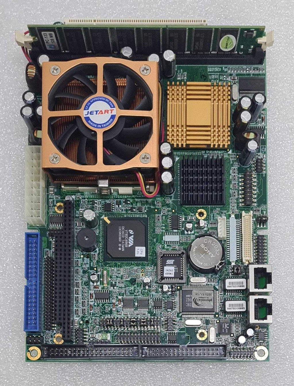 Aaeon PCM-6894 A1.1-A Single Board Computer 1907689405 W/ PC-133 128 MB  #1
