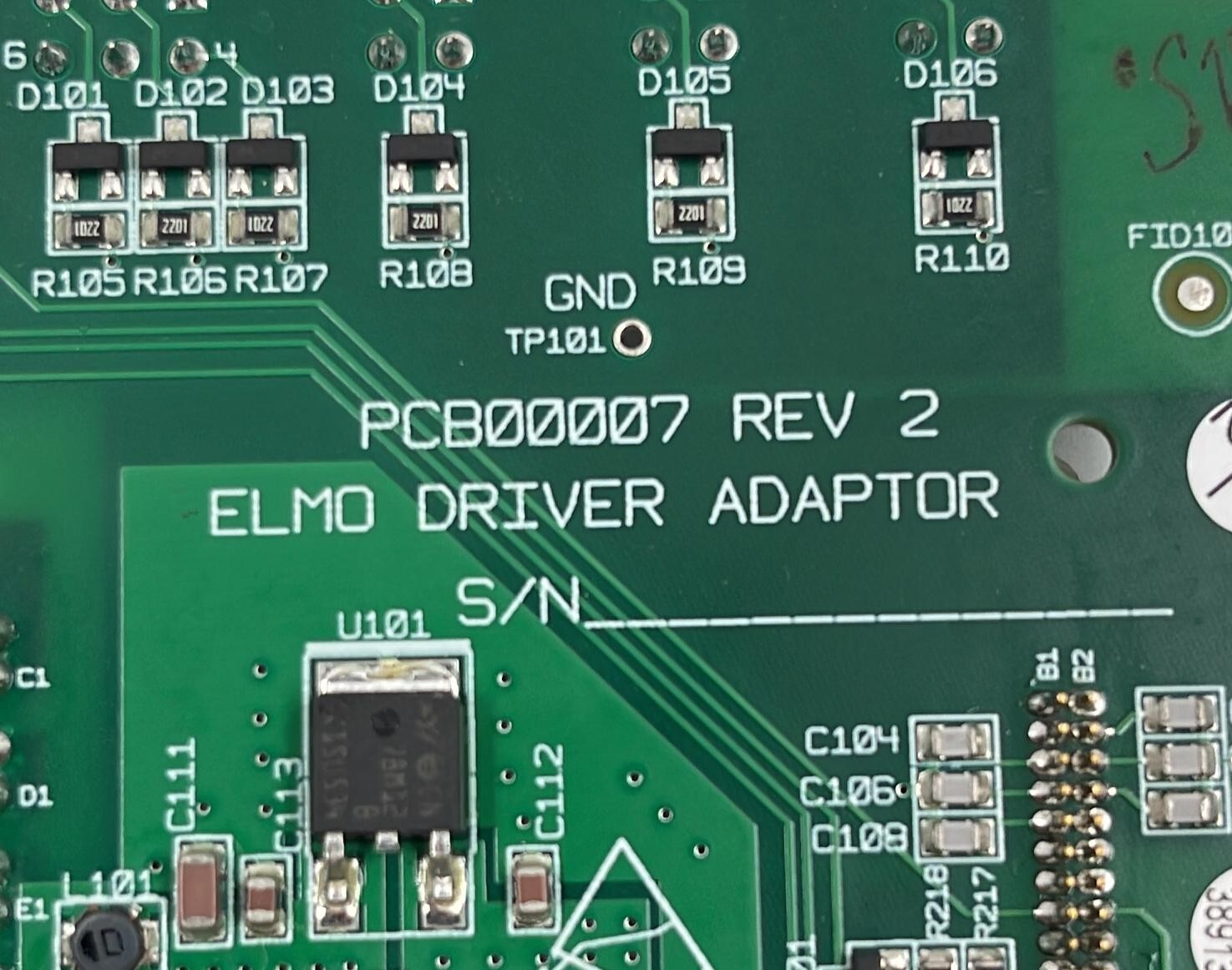 Elmo Motion Control G-WHI20/100SE Driver Adaptor W/ Motorika PCB00007