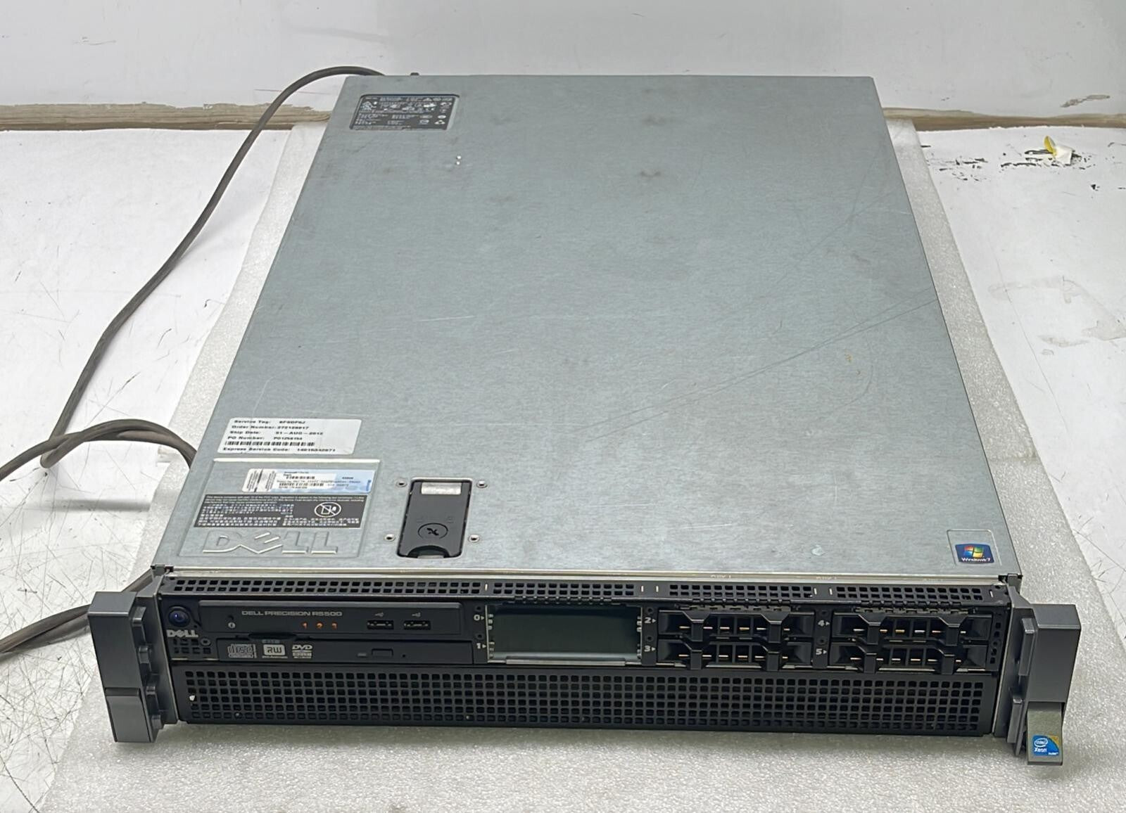 DELL PRECISION R5500 E15S001 SERVER RACK MOUNTABLE SEMI BAREBONE