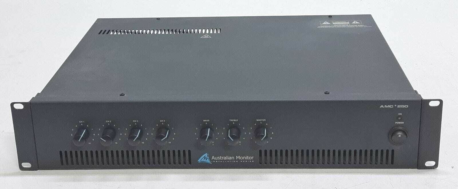 Australian Monitor Installation Series AMC +250 Audio Amplifier Mixer Rackmount