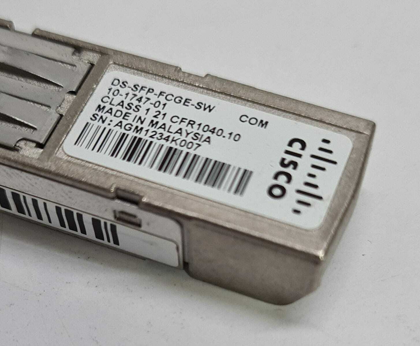 [LOT OF 17] Cisco DS-SFP-FCGE-SW 10-1747-01 COUIAF1CAA Transceiver SFP Module