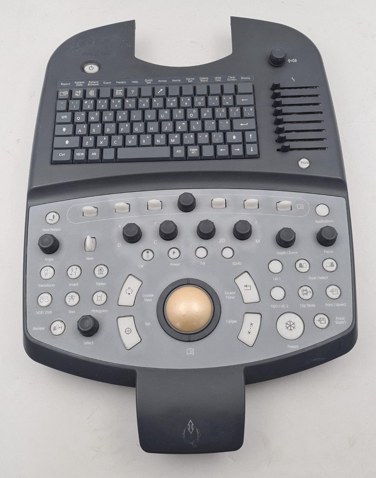 Siemens ACUSON X300 Ultrasound Keyboard Assembly 10348373 10429359