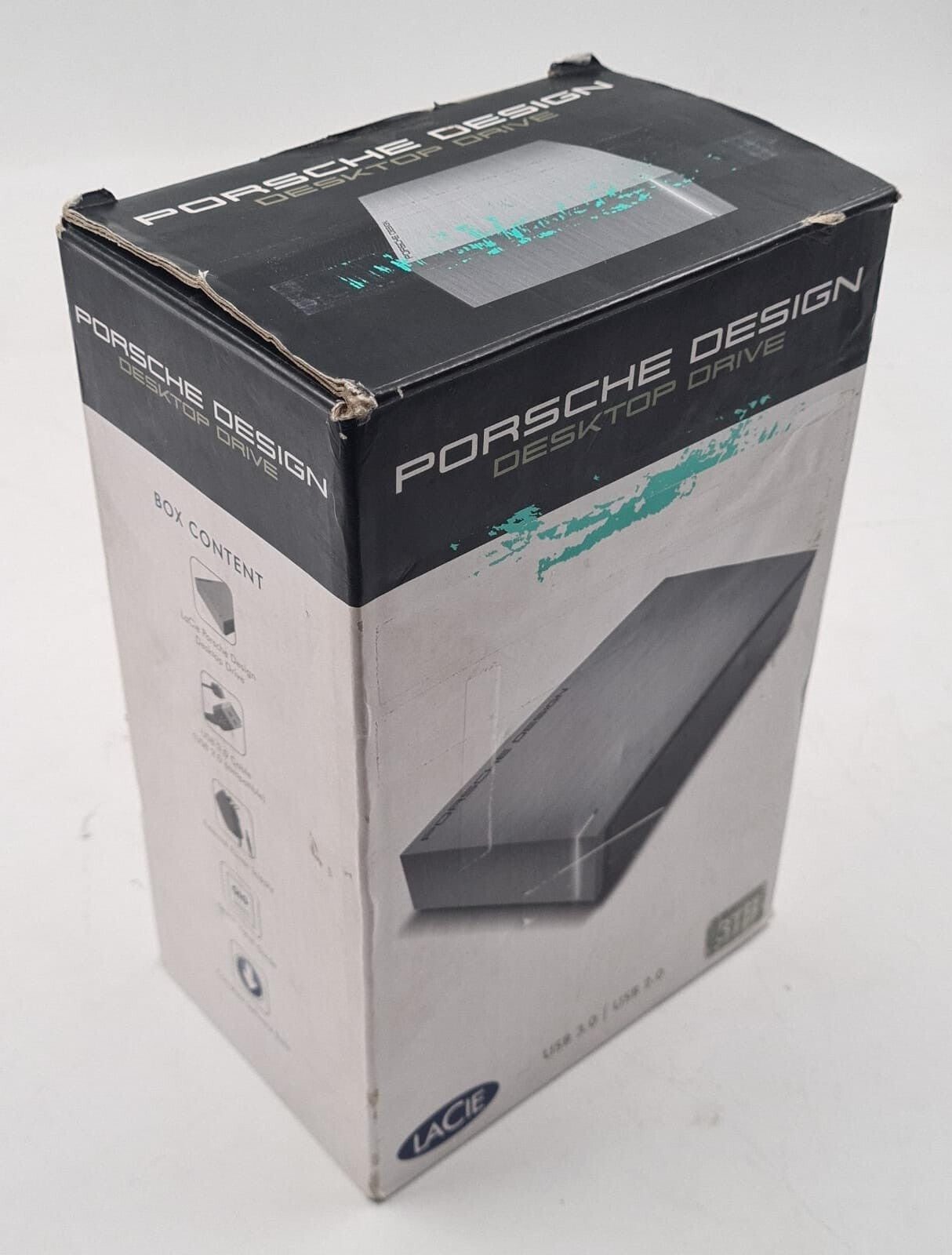 NEW - LACIE Porsche Design DESKTOP External Hard Drive 3TB USB 3.0 / 2.0