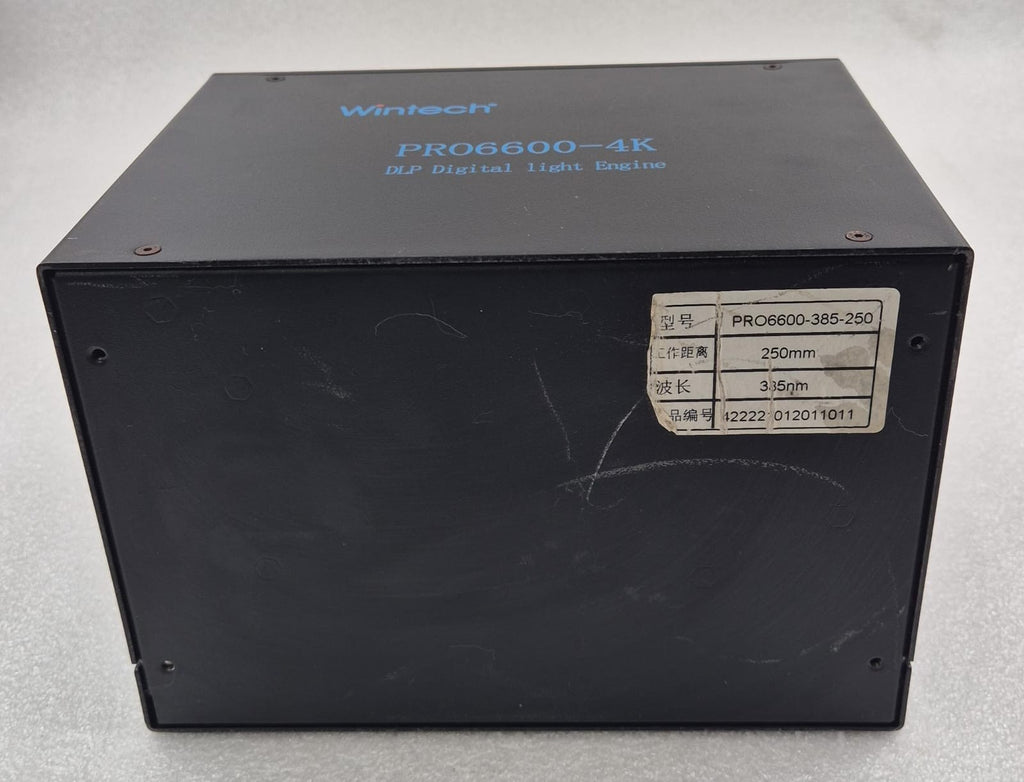 Wintech PRO6600-4K 250mm 385nm DLP Digital Light Engine PROJECTOR for STRATASYS