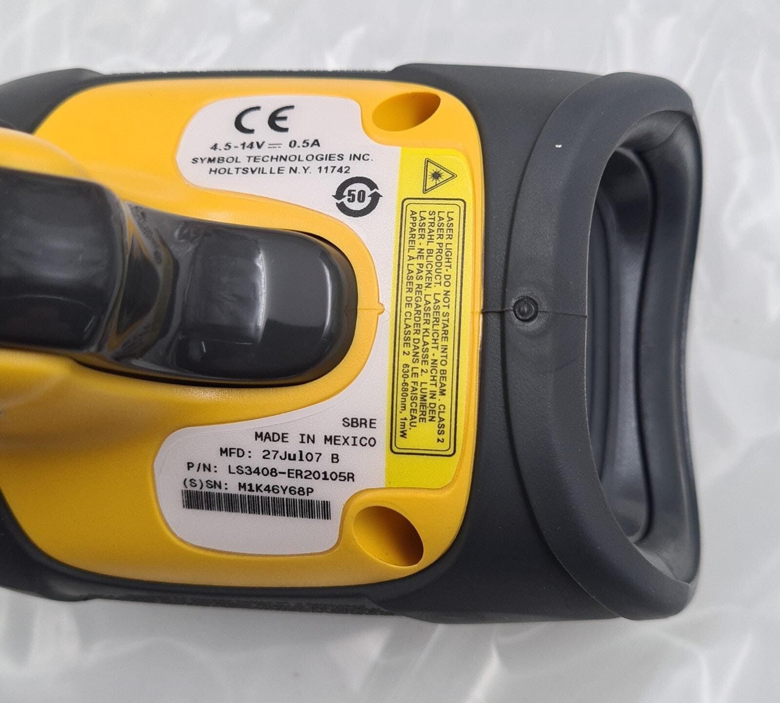 NEW - LXE Symbol Handheld Barcode Scanner LS3408-ER20105R W/ USB Cable KIT SET