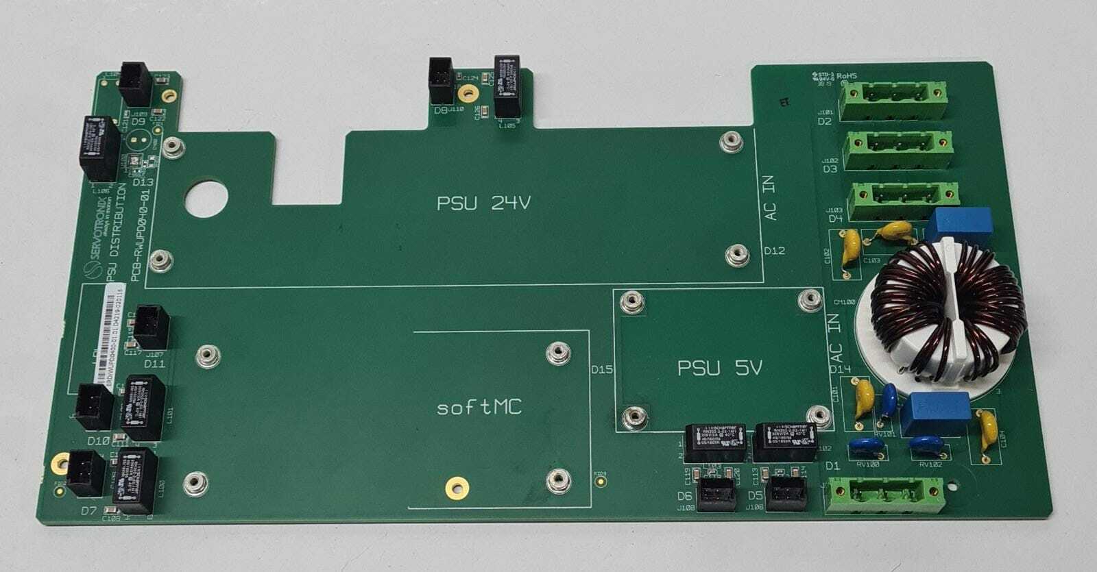 Servotronix PSU Distribution BRDrWUPD0400-01 PCB-RWUPD040-01