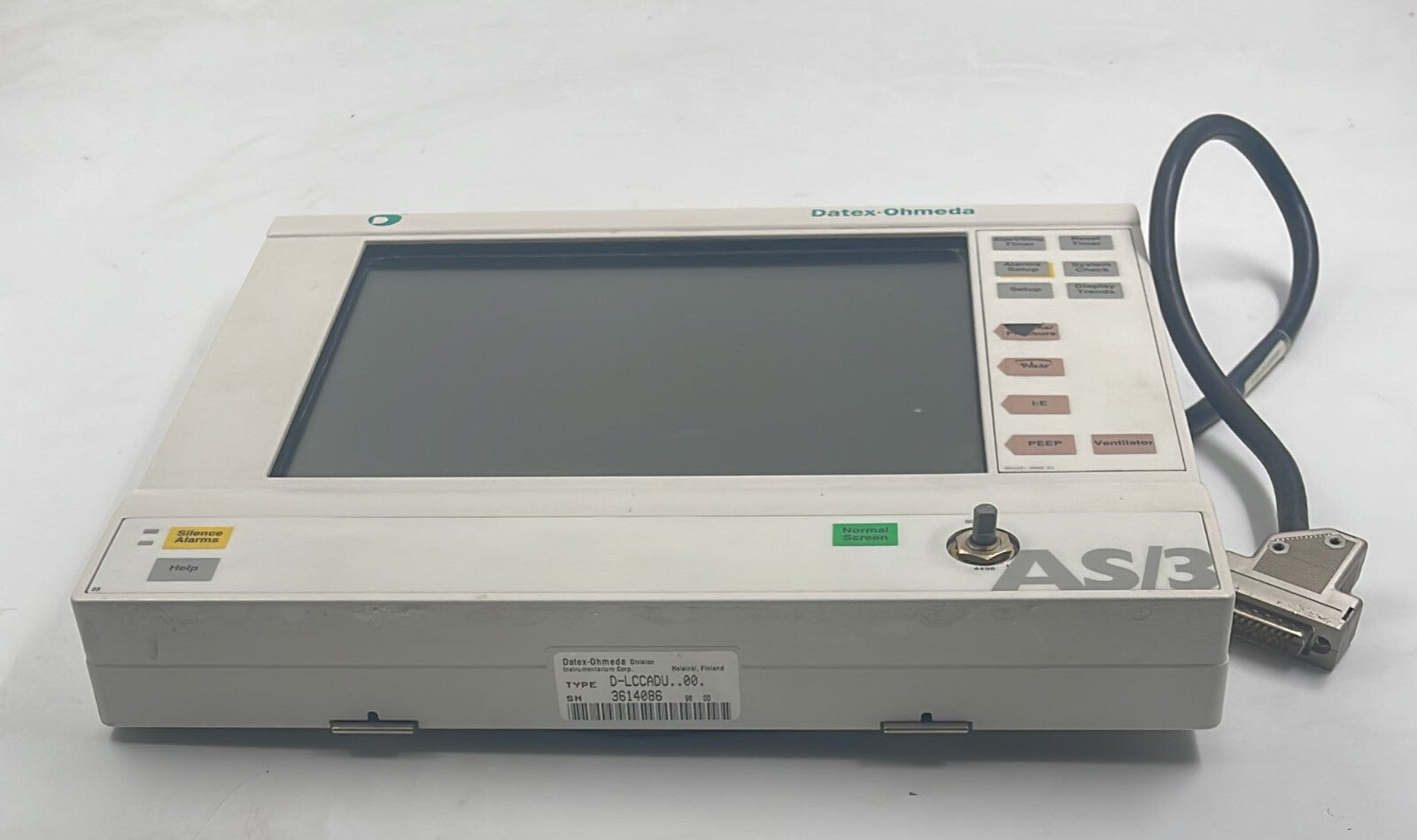 Datex-ohmeda AS/3 Monitor D-LCCADU..00.