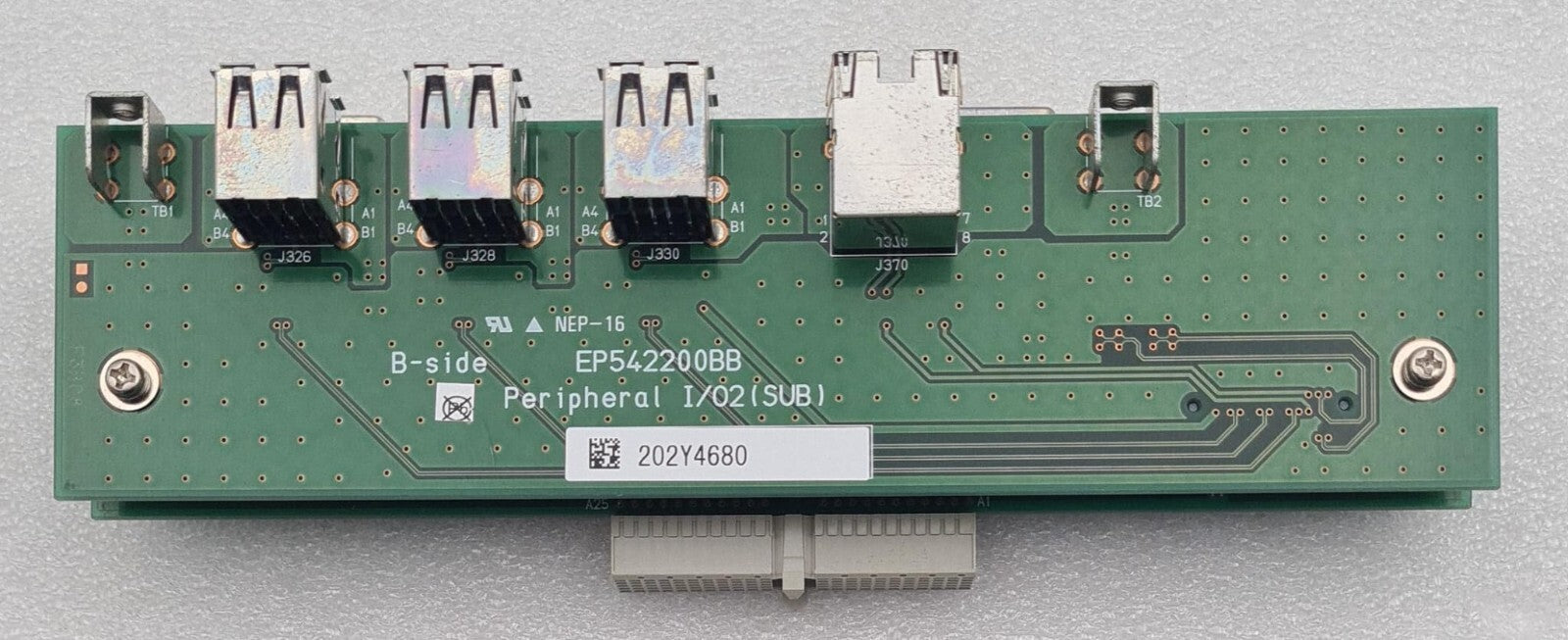 Hitachi ALOKA EP540000AA & EP542200BB PCB Peripheral I/O2 Prosound 7 Ultrasound