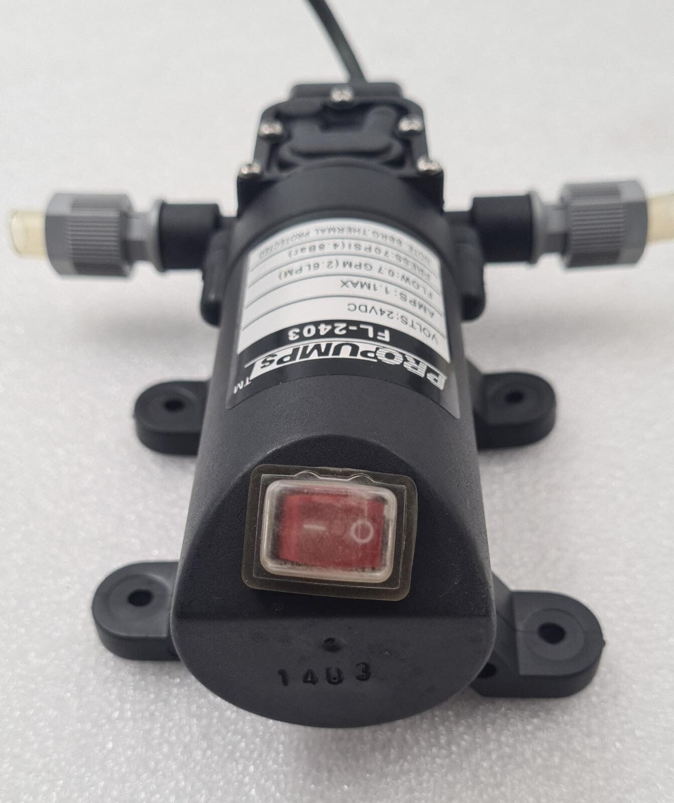 PROPUMPS FL-2403 High Pressure Self-Priming Water Pump 24VDC 4.8 Bar