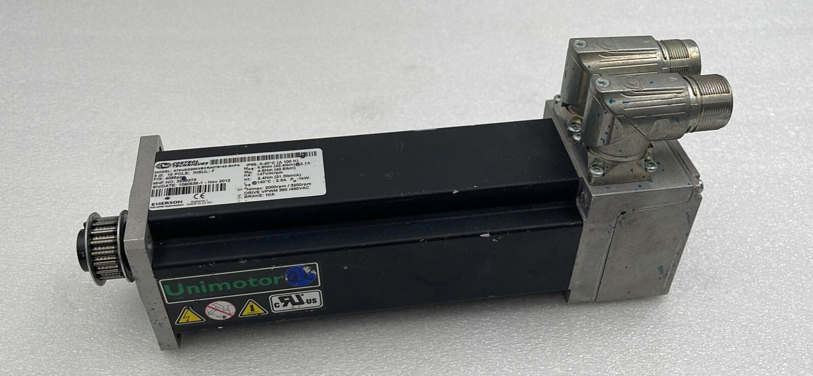 CONTROL TECHNIQUES UNIMOTOR 070UDD200XBCRA078140-SHPA Motor