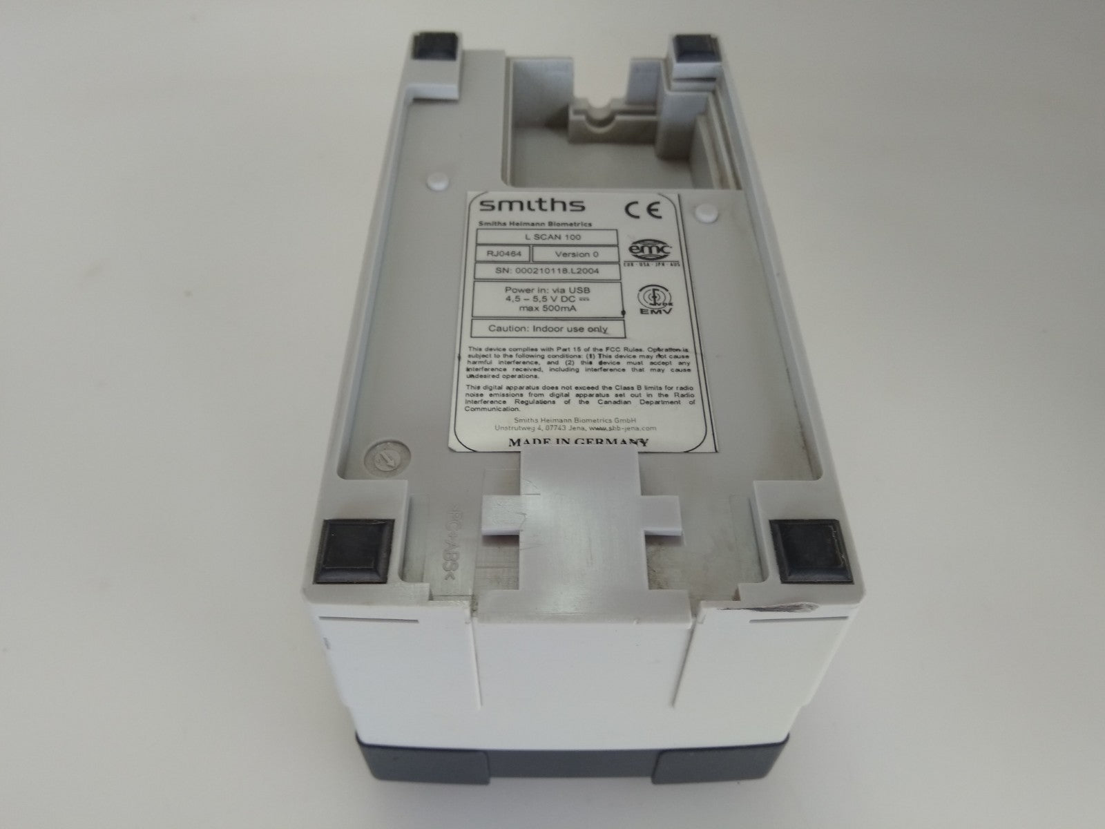 Smiths Heimann Biometrics L Scan 100 USB Fingerprint Scanner Id