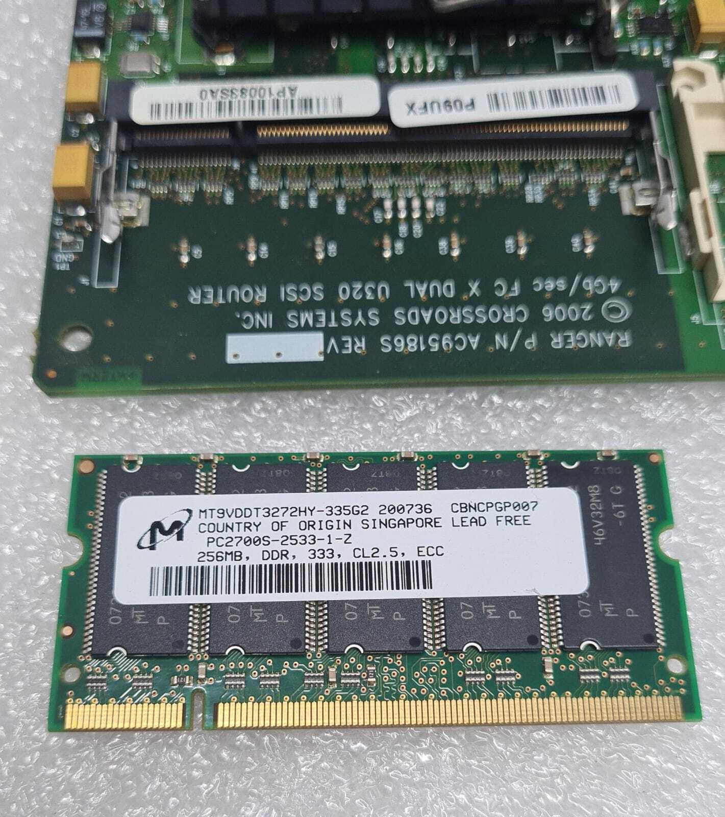CROSSROADS AD577-60004 379585-001 RANGER AC95186S 4GB/sec INTERFACE CONTROLLER