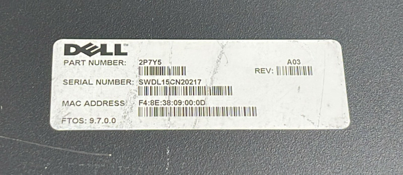 Dell Force10 S4820T 48-Port 10GbE Network Managed Ethernet Switch 02P7Y5