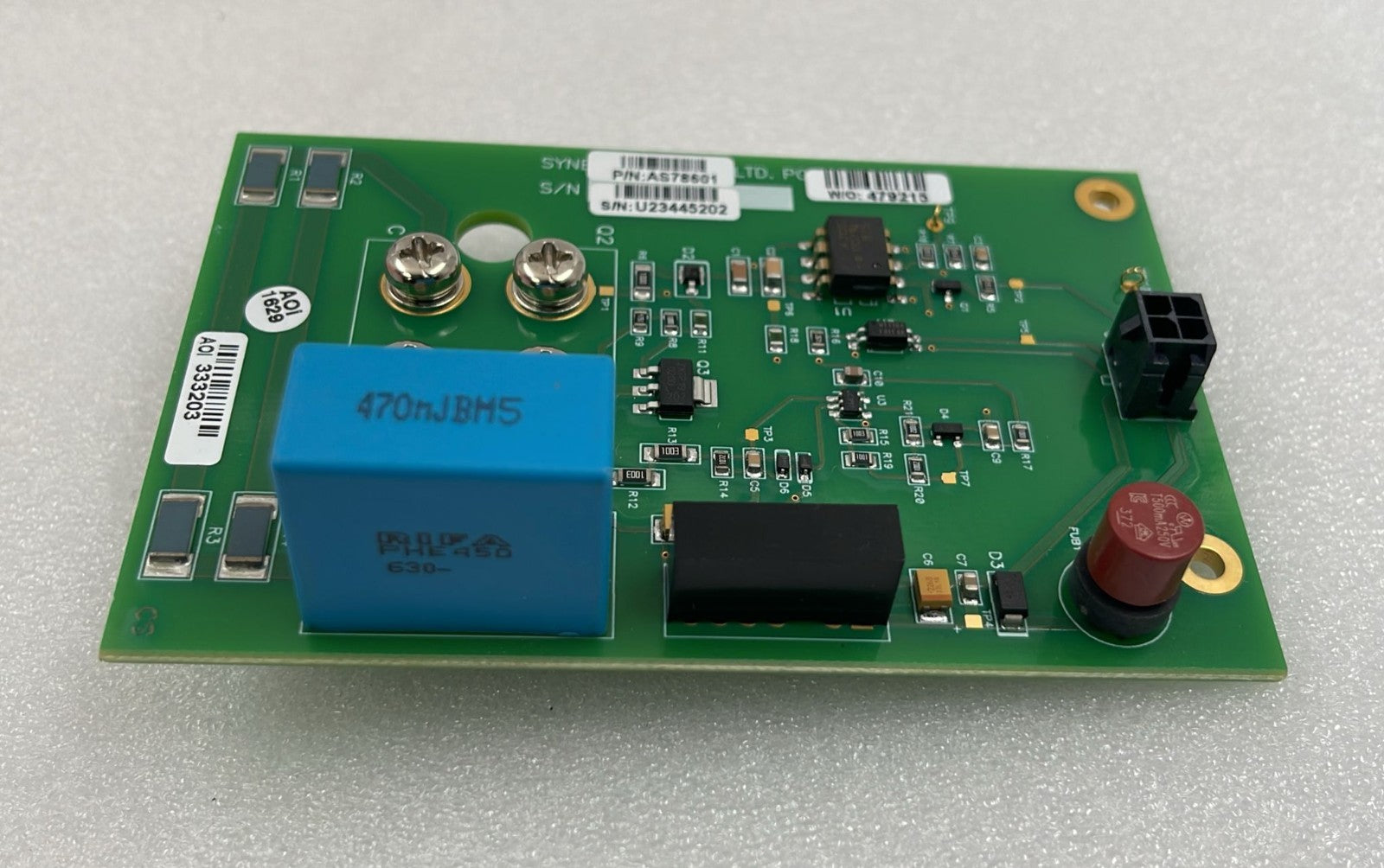 Syneron Candela medical PCB rear solder side view