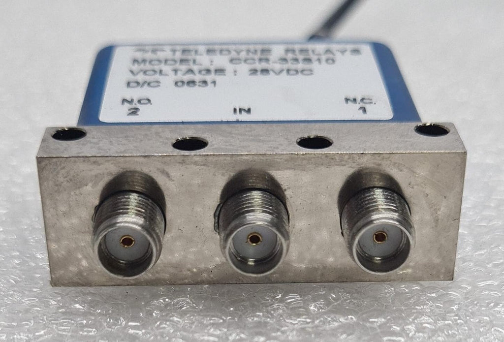 TELEDYNE Relays COAX Switches CCR-33S10 28 VDC RF Microwave switch