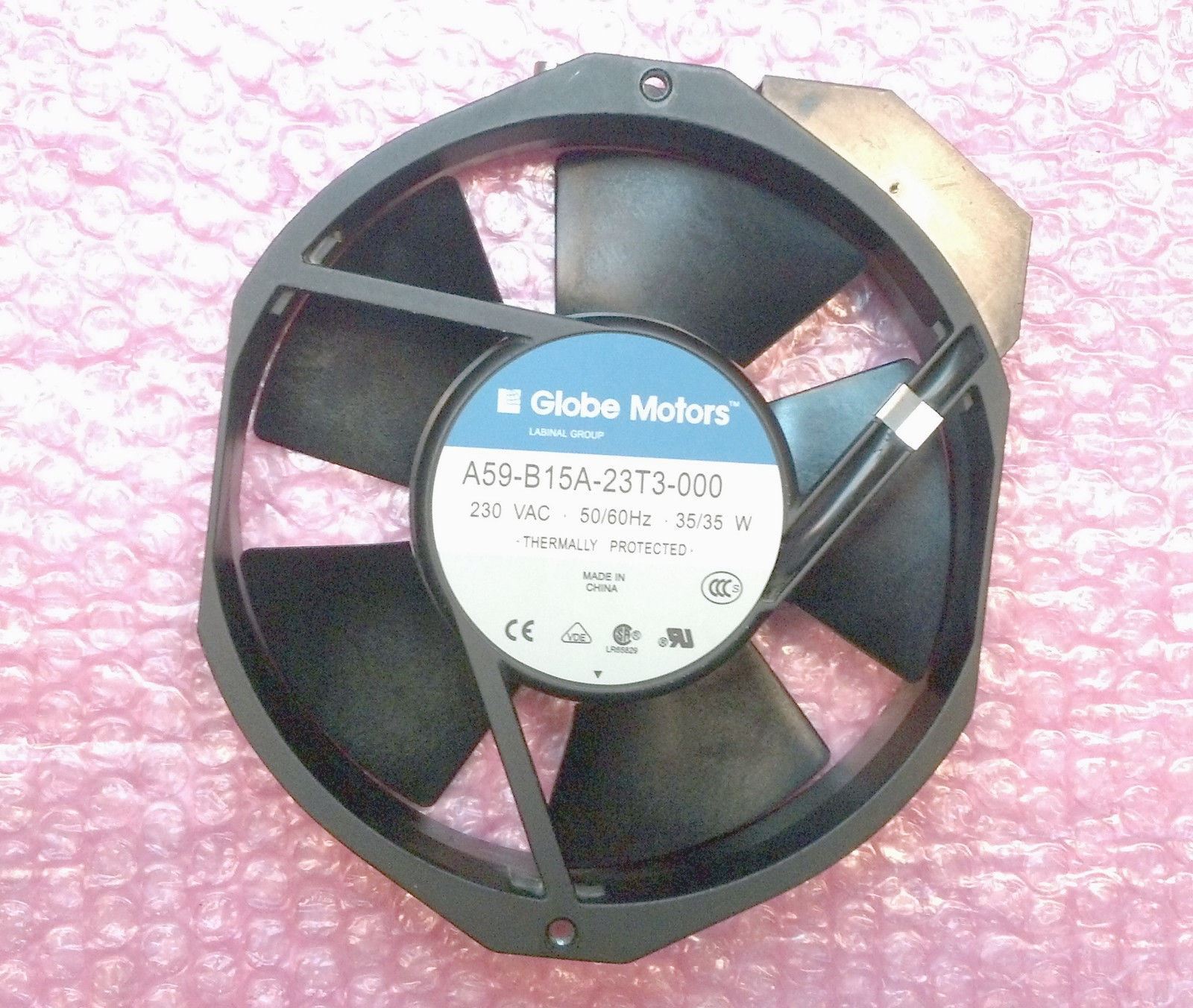 Globe Motors A 59 B 15 A 23t3 000 Fan 230 Vac 35 35 W A59b15a23t3000 5 Blades