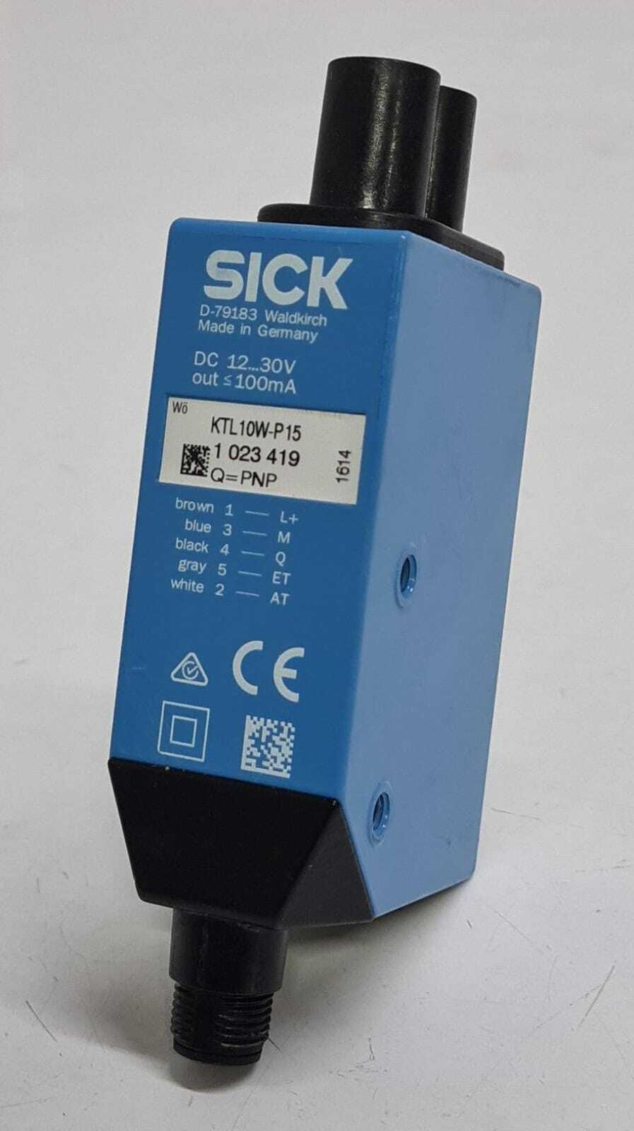 SICK KTL10W-P15 Contrast Sensor Fiber Optic 1 023 419 Q=PNP