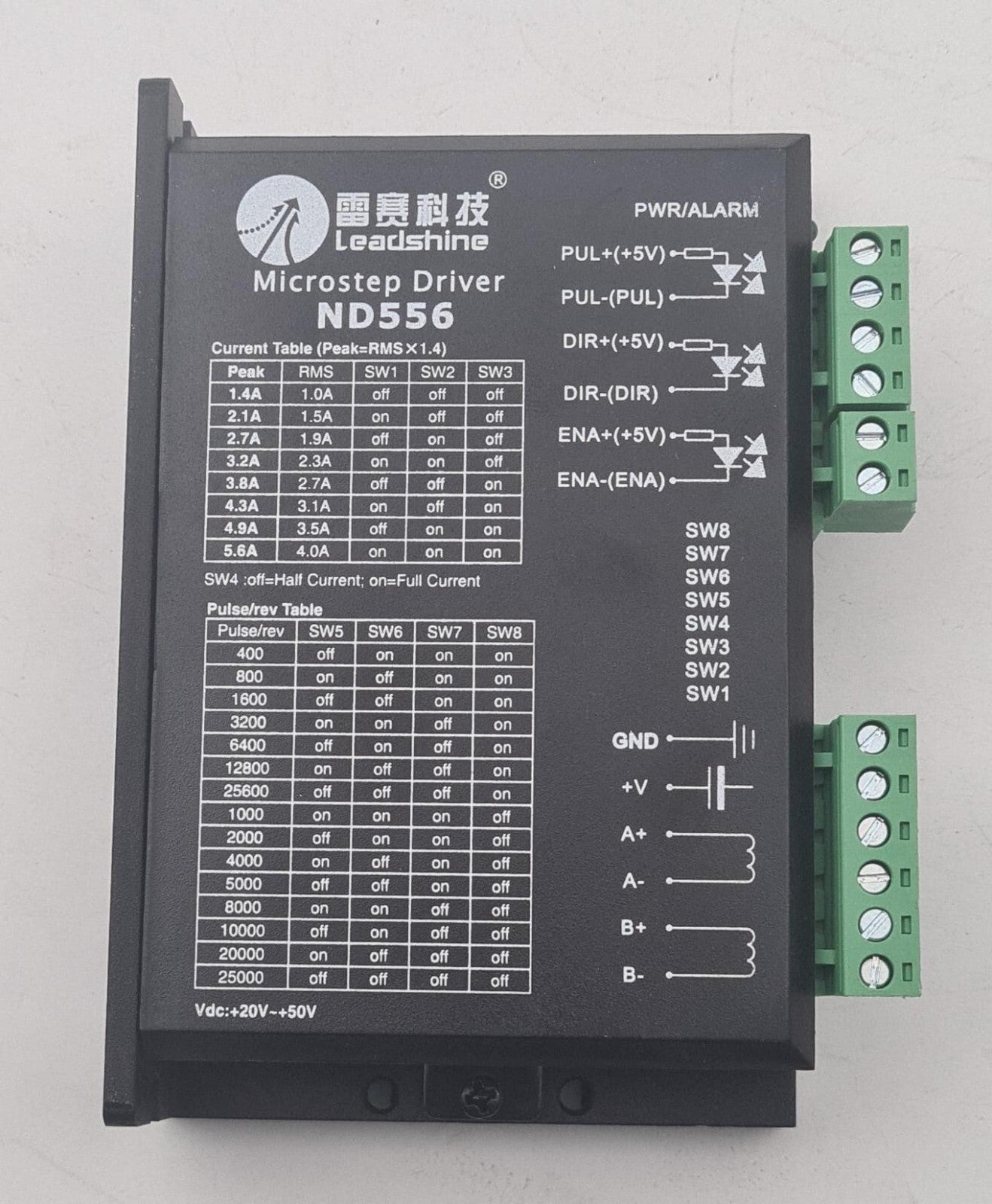 [LOT OF 38] Leadshine Microstep Driver ND556 Stepper Motor Drive Supply 2-Phase