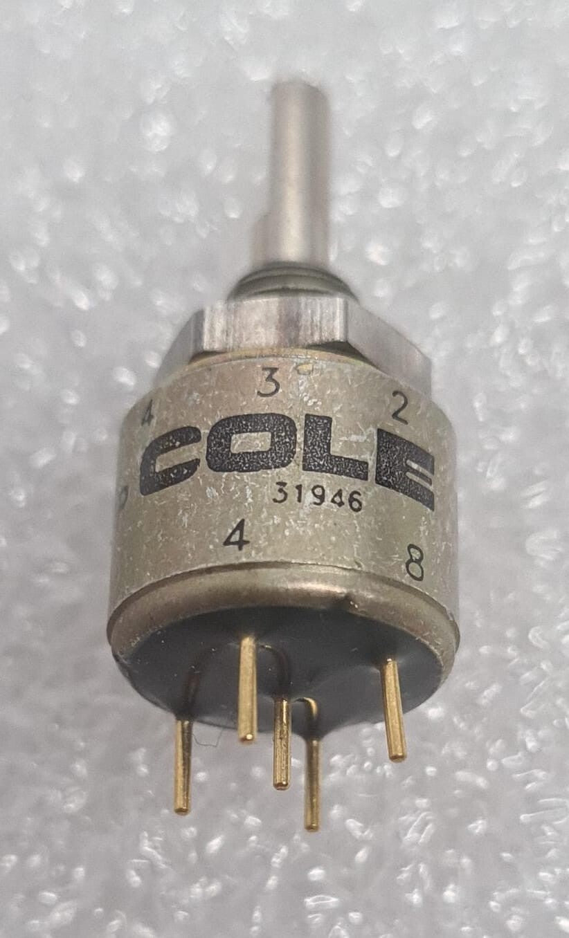 [LOT OF 6] NEW - COLE 31946 1845-OCT-08FP Enclosed Rotary Switch