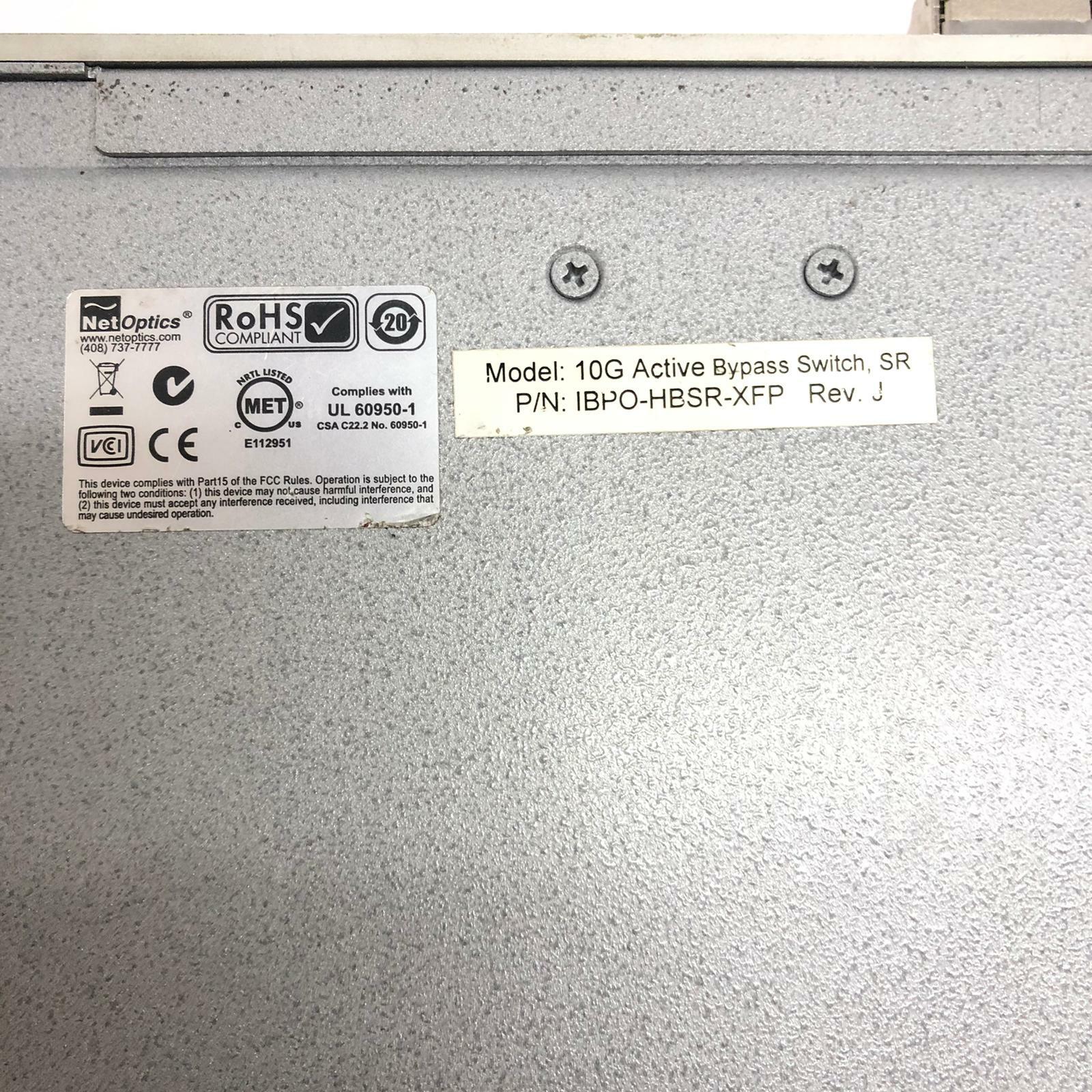 Net Optics 10 GigaBit Fiber iBypass Switch IBPO-HBSR-XFP