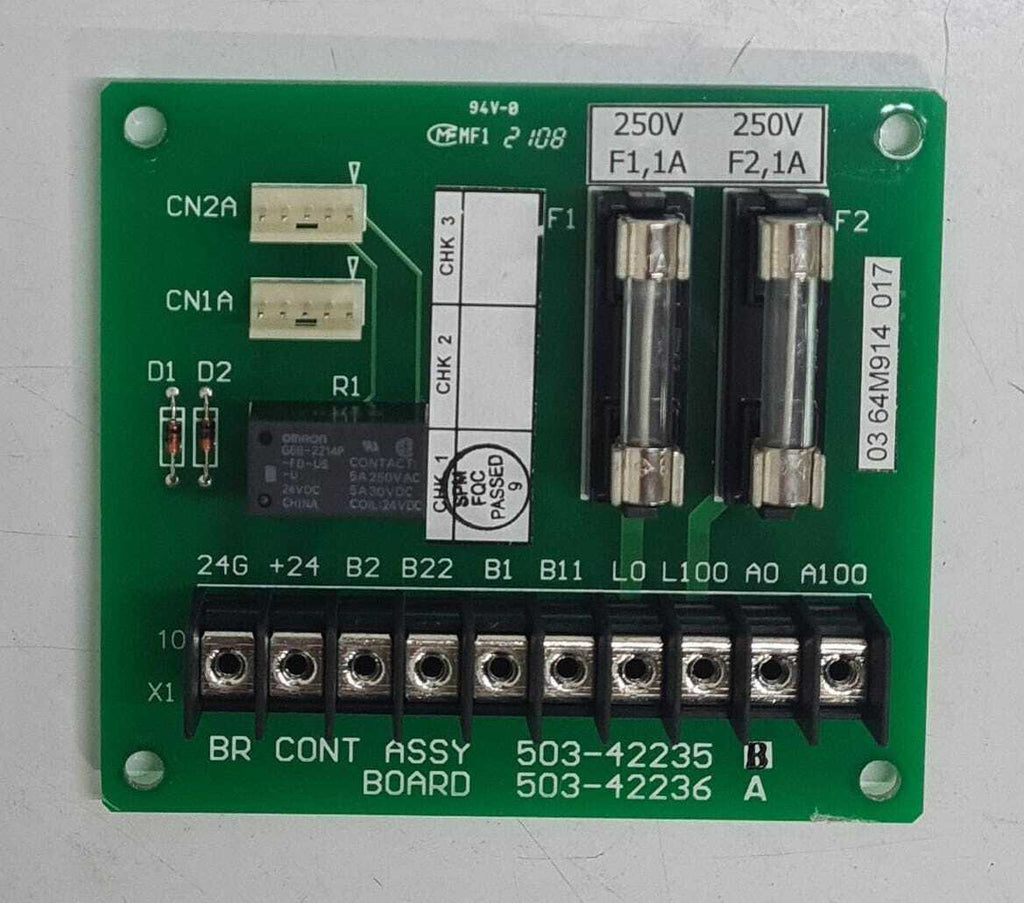 SHIMADZU BR CONT ASSY 503-42235 Board 503-42236
