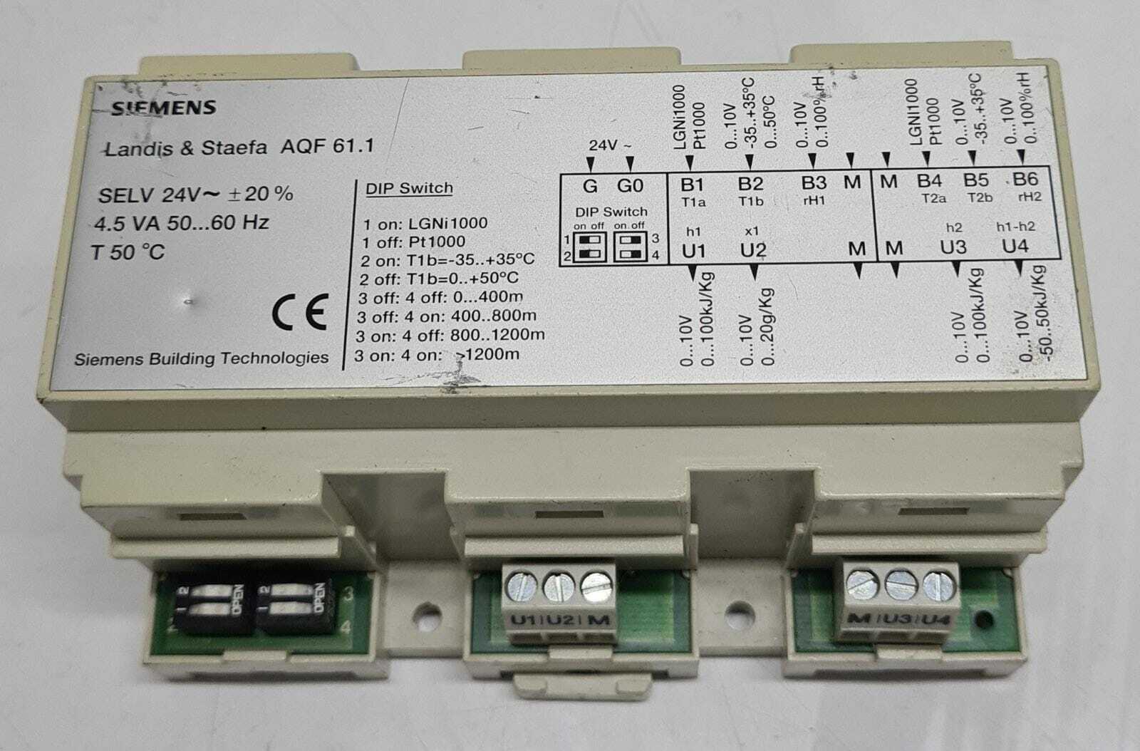 Siemens Landis & Staefa AQF 61.1 Industrial Module Switch
