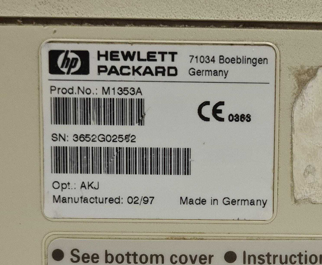 Hewlett Packard HP M1353A Series 50IP Monitoring System hospital - FOR PARTS