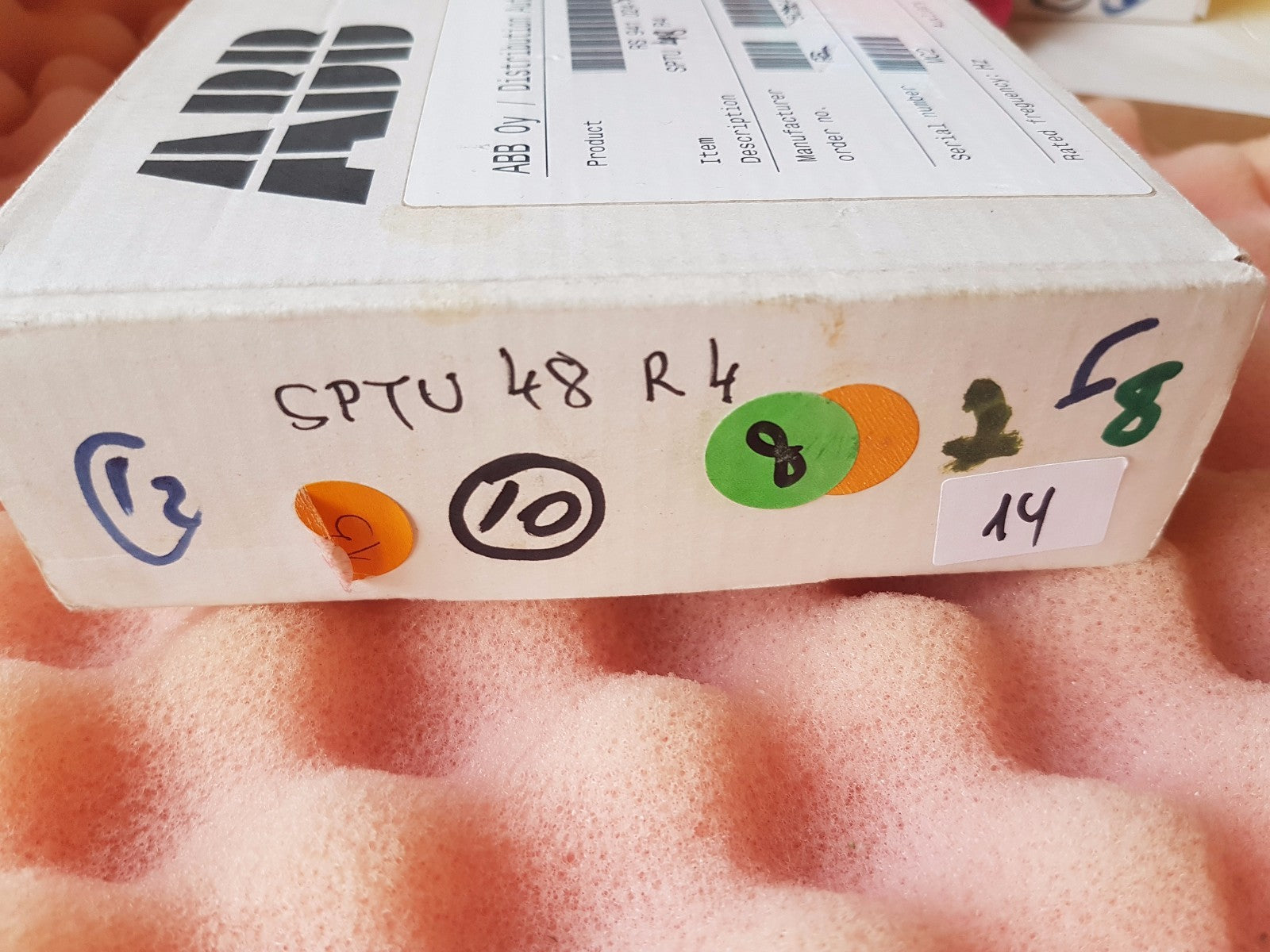 ABB SPTU 48 R4 Distribution Automation Oy 503338 RS 024-A Relay Control Board