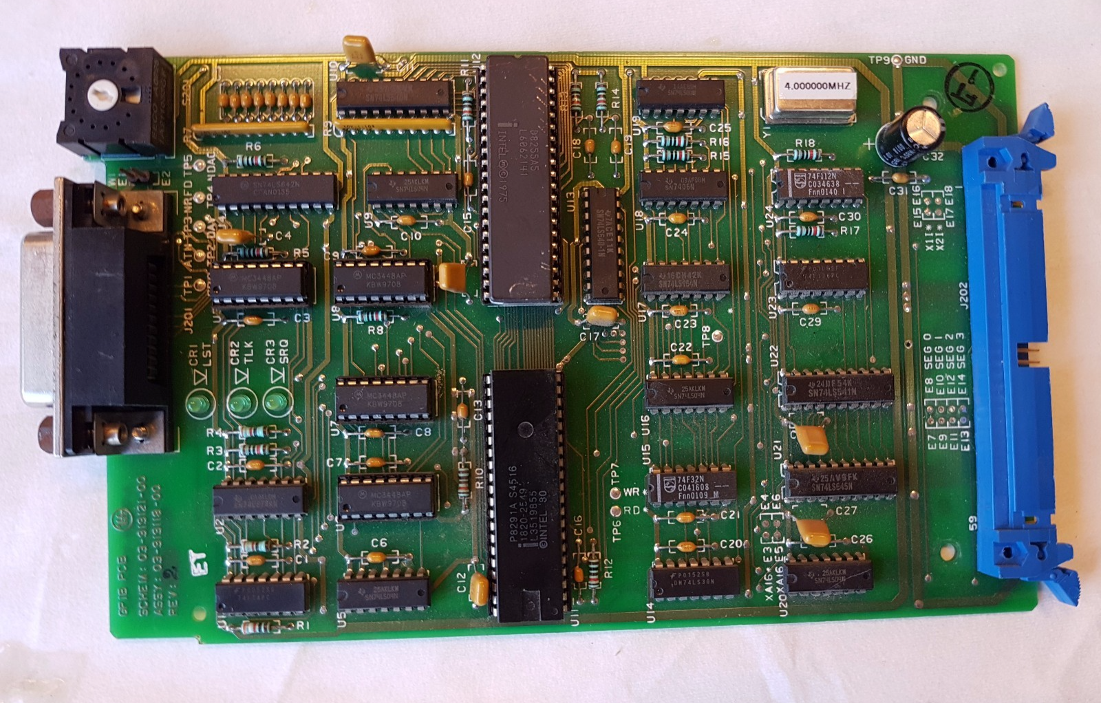 Varian GPIB PCB Board 03-919121-00 03-919118-00 Rev 2