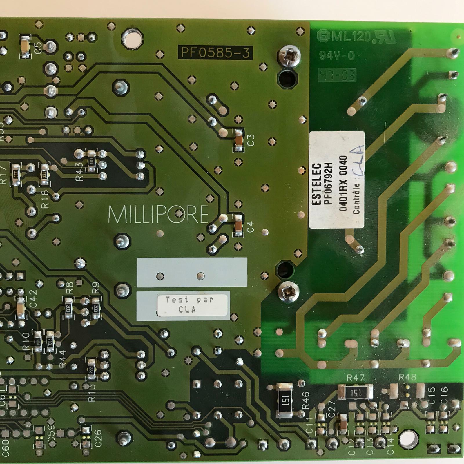 Millipore Simplicity 185 water purification Main Control Board PF05885-3