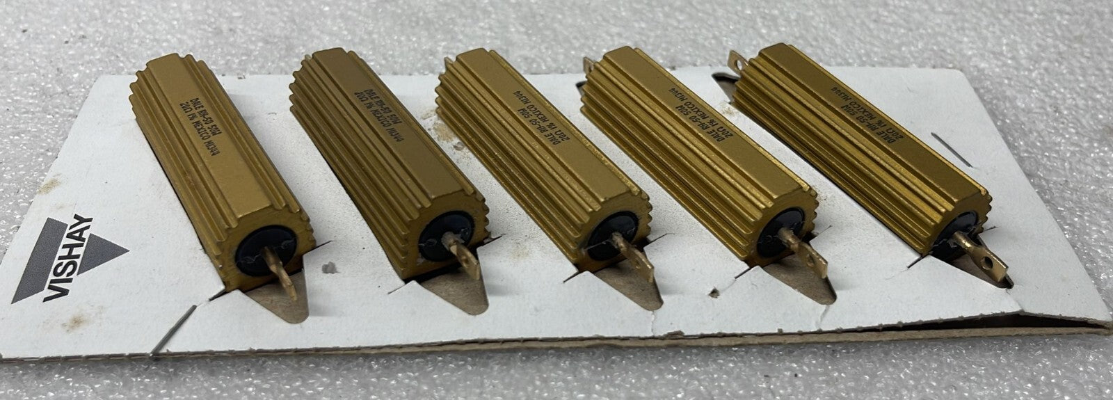 NEW - [LOT OF 5] VISHAY RH05010R00FE02 DALE RH WIREWOUND RESISTOR 20ohm 50W