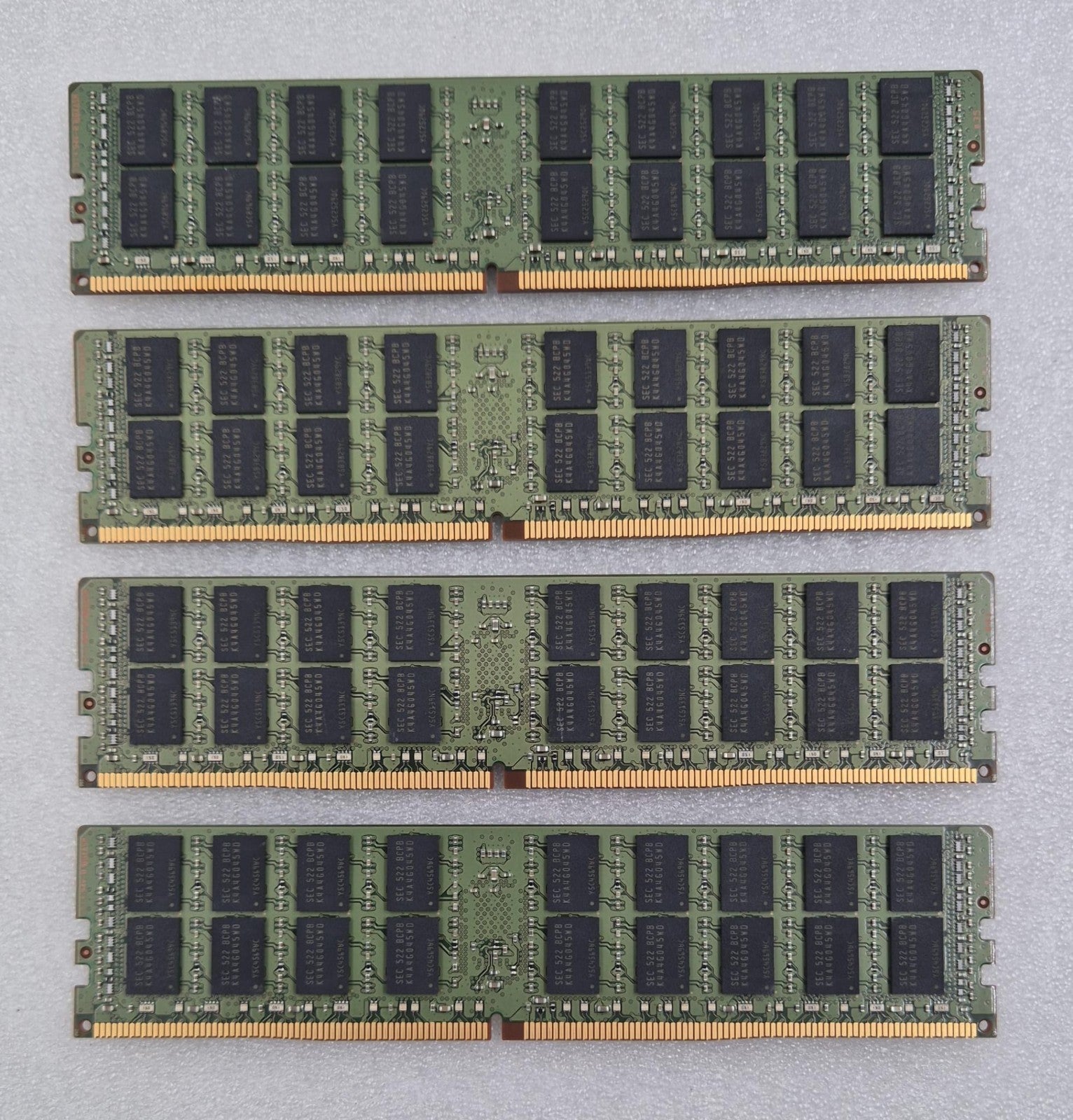Samsung HP-compatible server RAM rear PCB view