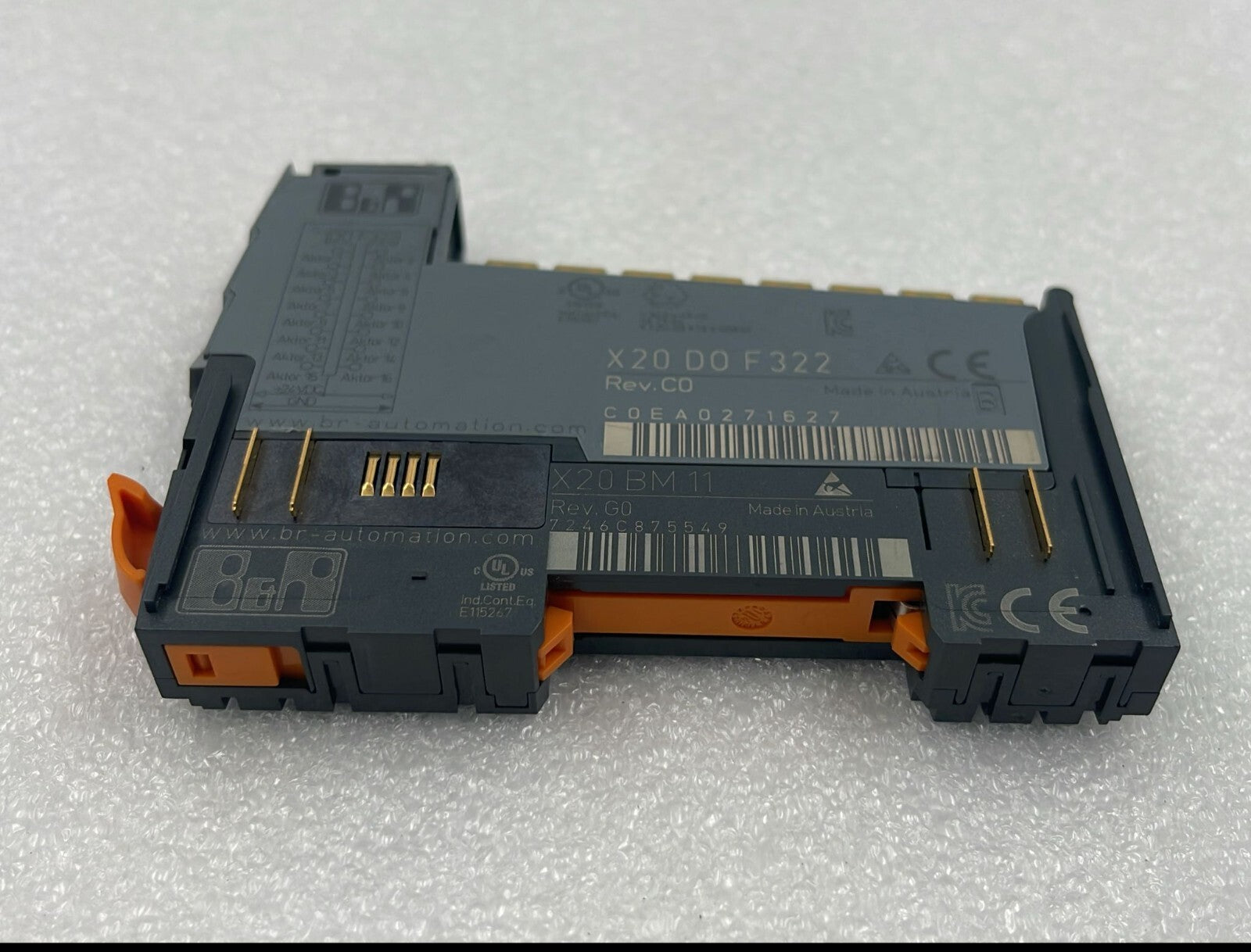 B&R Automation X20 DO F322 & X20 BM 11 Digital Control Module