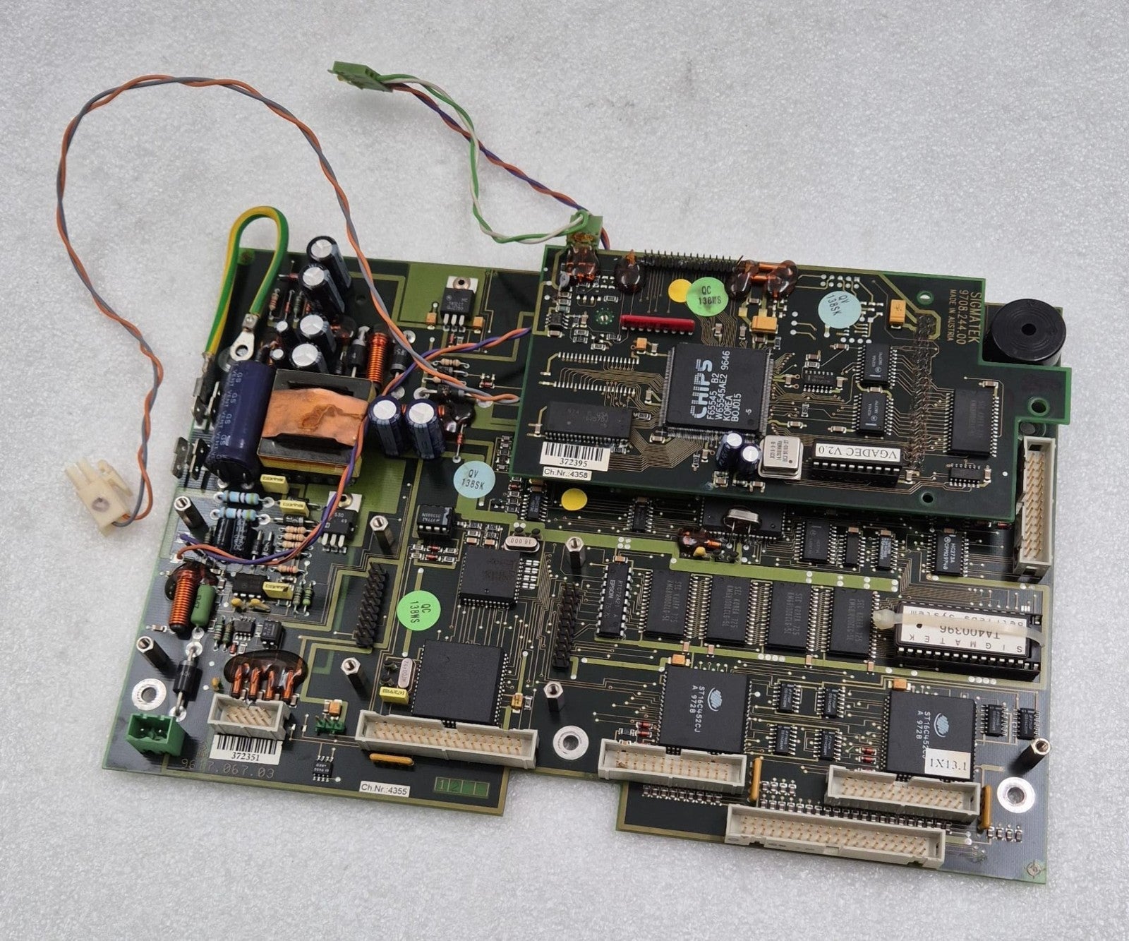 SIGMATEK Demag NC4 Motherboard 9617.067.03 & PCB 9708.244.00 **AS-IS**