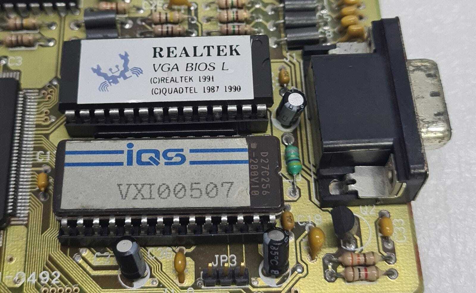 REALTEK RTG3106 VGA ISA 193-1-0492 Graphic Video Card